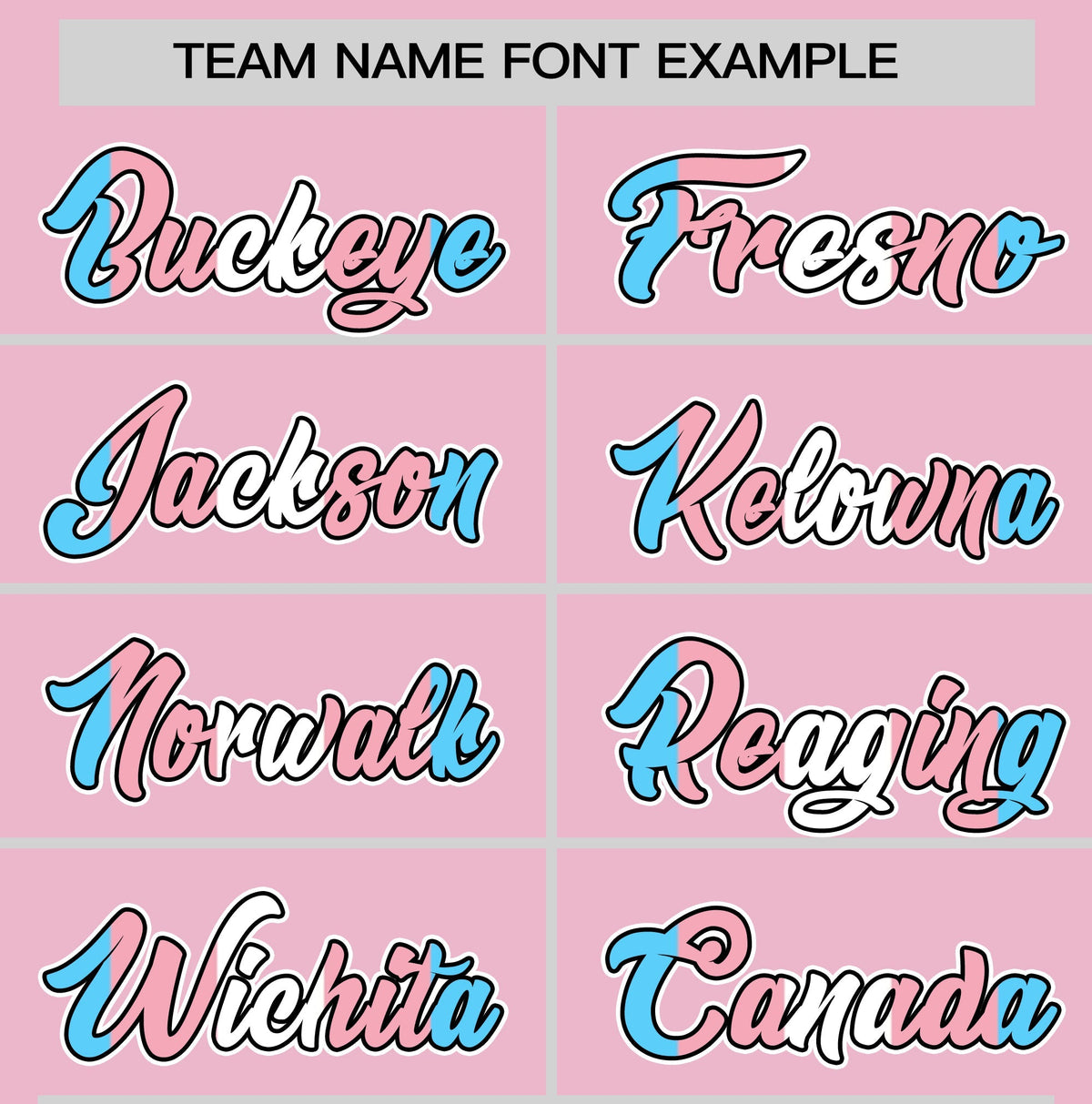 Custom Light Pink Powder Blue Transgender For Pride Month Classic Style Baseball Jersey| KXKSHOP