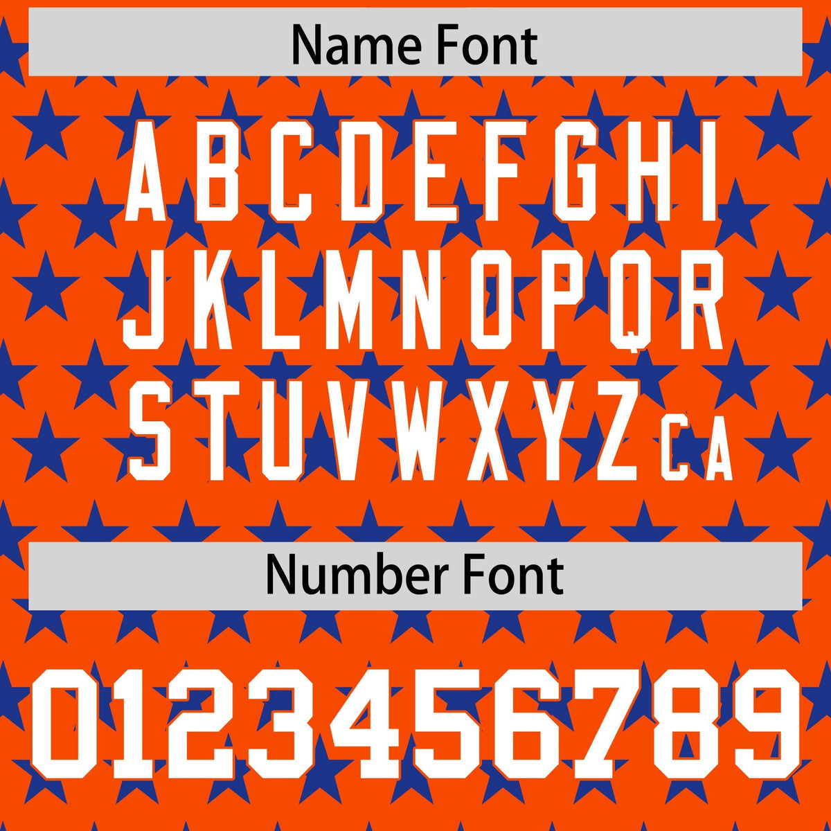 Custom Orange Royal Blue American Flag Graffiti Pattern Baseball Jersey| KXKSHOP