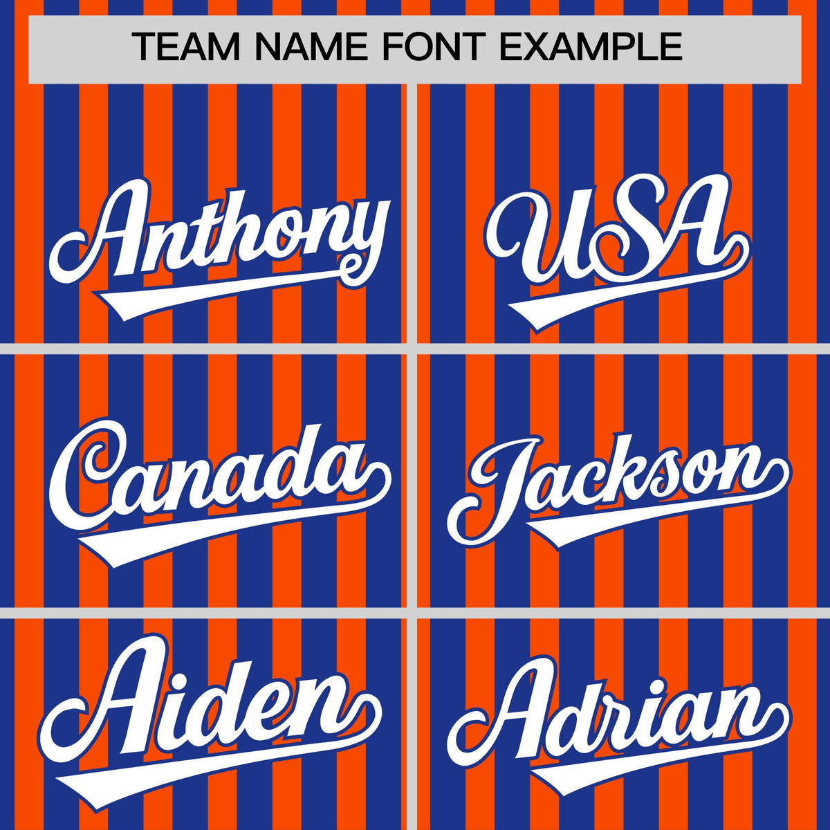 Custom Royal Blue Orange American Flag Graffiti Pattern Baseball Jersey| KXKSHOP