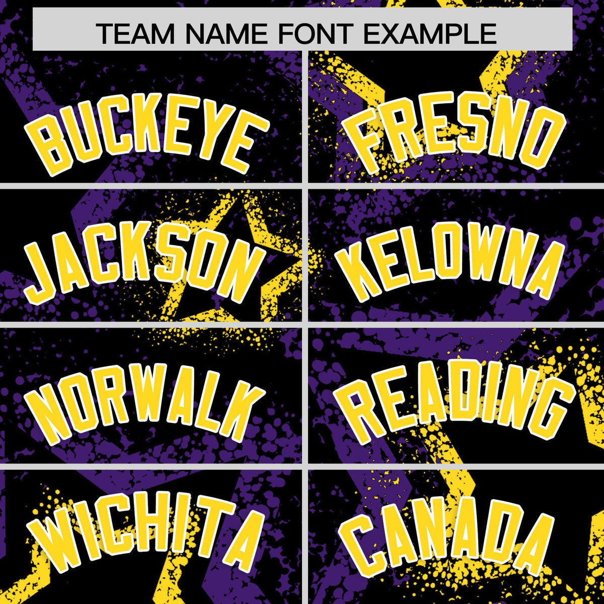 Custom Black Gold White Star-Shaped Ink Texture Graffiti Pattern Baseball Jersey | Sublimation Printed &amp; Stitched,Add Name and Numbern,Perfect for Parties,Perfect for Training | KXKSHOP