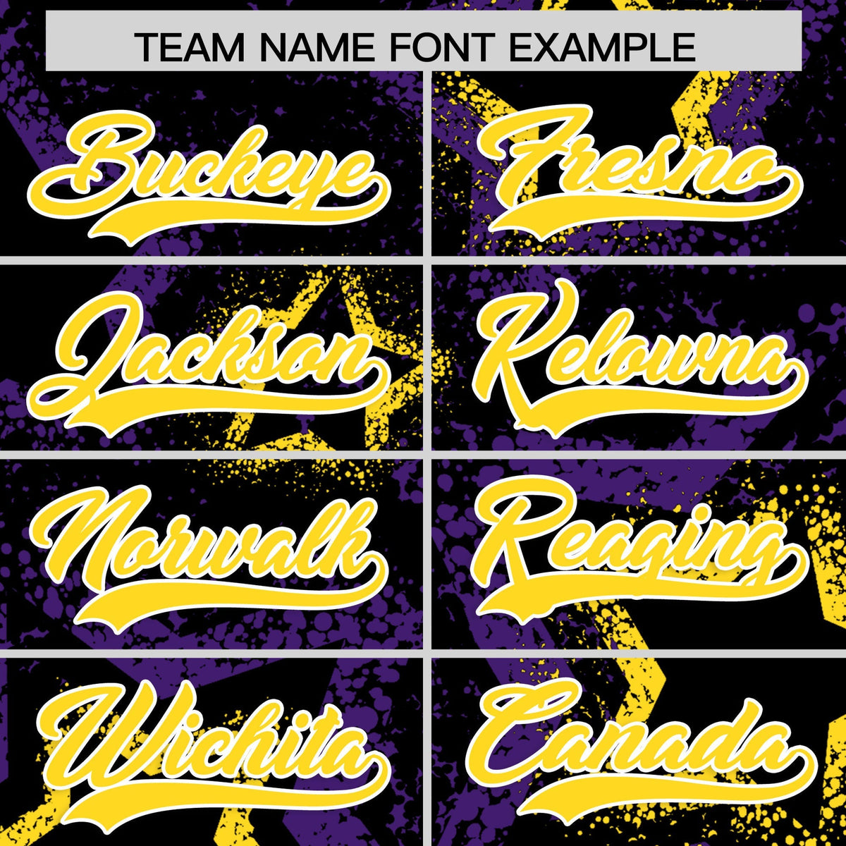 Custom Black Gold White Star-Shaped Ink Texture Graffiti Pattern Baseball Jersey | Sublimation Printed &amp; Stitched,Add Name and Numbern,Perfect for Parties,Perfect for Training | KXKSHOP
