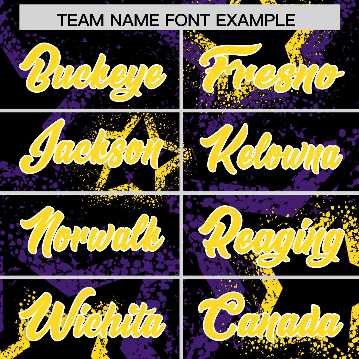 Custom Black Gold White Star-Shaped Ink Texture Graffiti Pattern Baseball Jersey | Sublimation Printed &amp; Stitched,Add Name and Numbern,Perfect for Parties,Perfect for Training | KXKSHOP