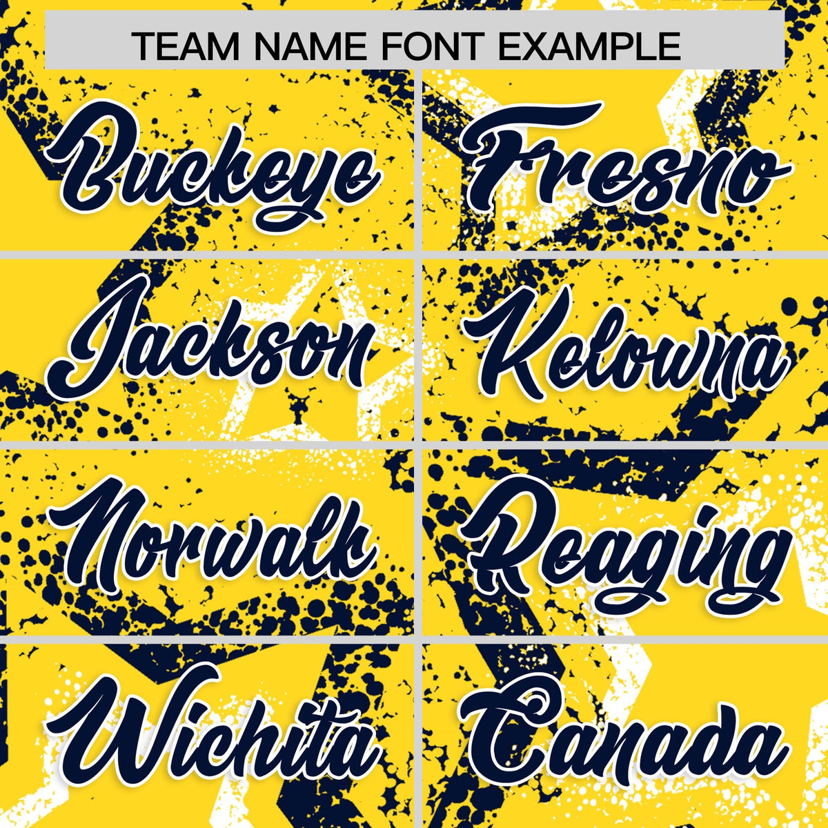 Custom Gold White Navy Star-Shaped Ink Texture Graffiti Pattern Baseball Jersey | Sublimation Printed &amp; Stitched,Add Name and Numbern,Perfect for Parties,Perfect for Training | KXKSHOP