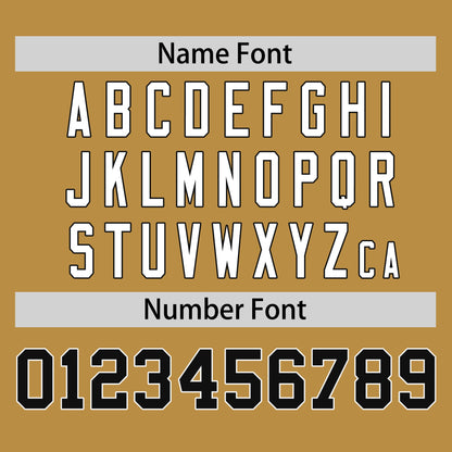 Custom Old Gold Black Personalized Raglan Sleeves Design Authentic Baseball Jersey
