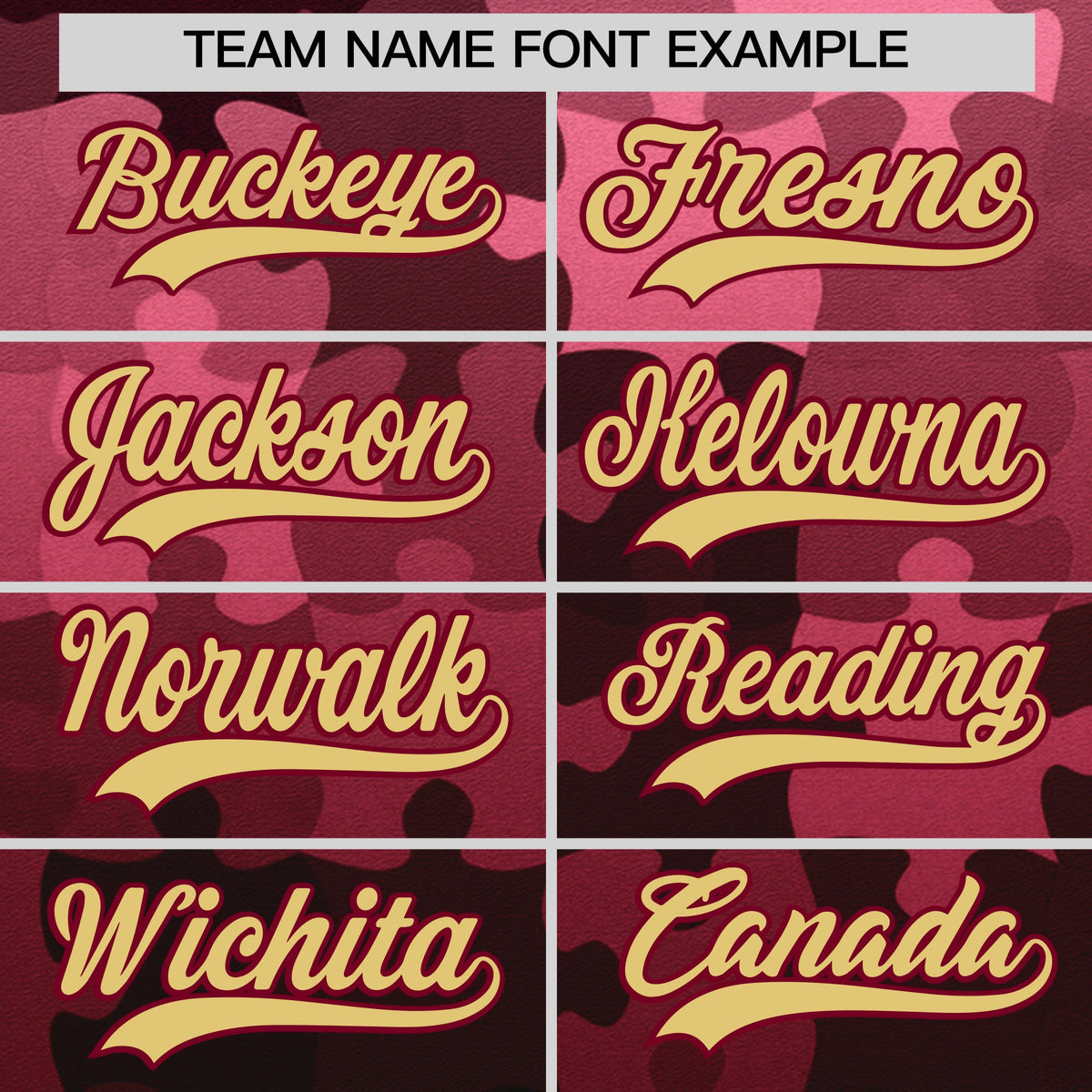 Custom Khaki Crimson Puzzle Elements Baseball Jersey | Sublimation Printed &amp; Stitched,Add Name and Numbern,Perfect for Teams | KXKSHOP