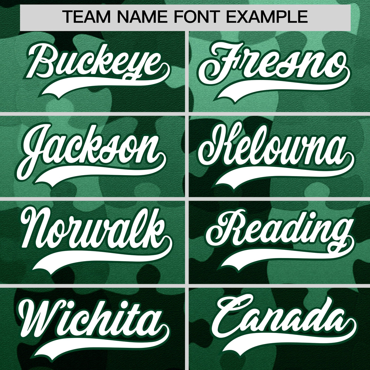 Custom White Green Puzzle Elements Baseball Jersey | Sublimation Printed &amp; Stitched,Add Name and Numbern,Perfect for Teams | KXKSHOP