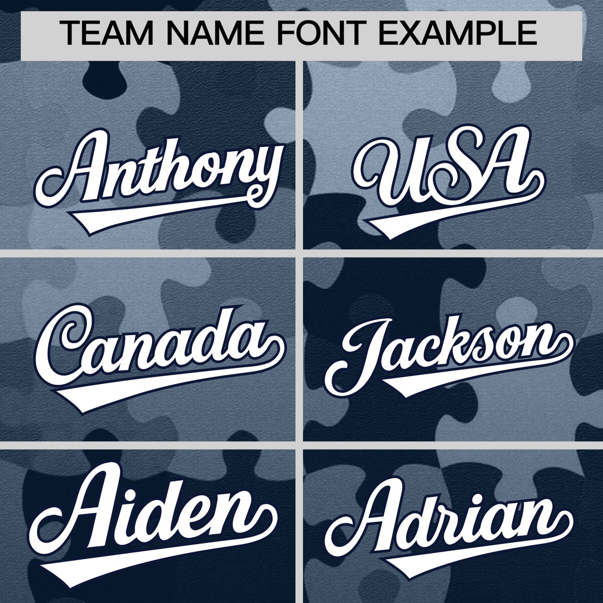 Custom White Navy Puzzle Elements Baseball Jersey | Sublimation Printed &amp; Stitched,Add Name and Numbern,Perfect for Teams | KXKSHOP