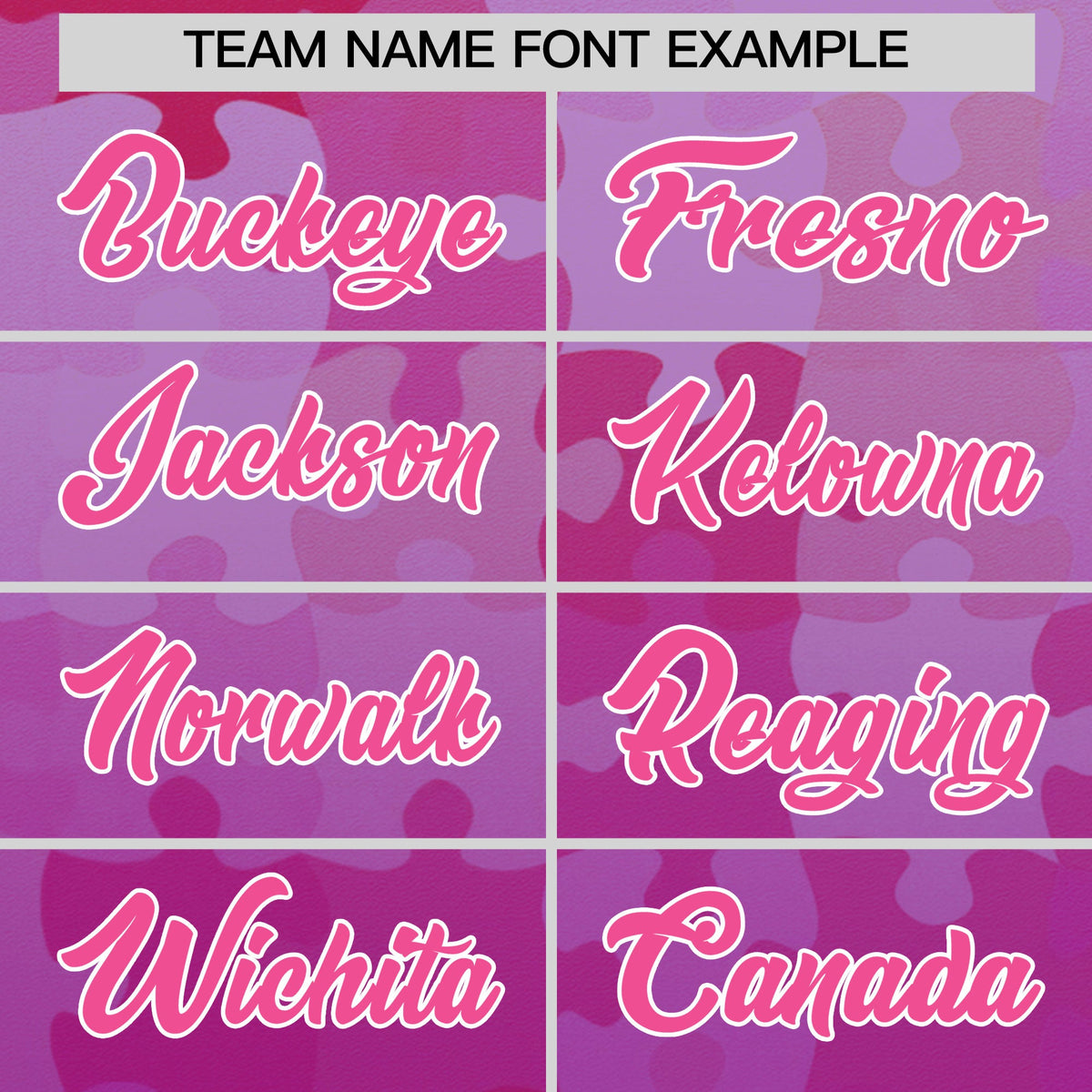 Custom Pink White Puzzle Elements Baseball Jersey | Sublimation Printed &amp; Stitched,Add Name and Numbern,Perfect for Teams | KXKSHOP