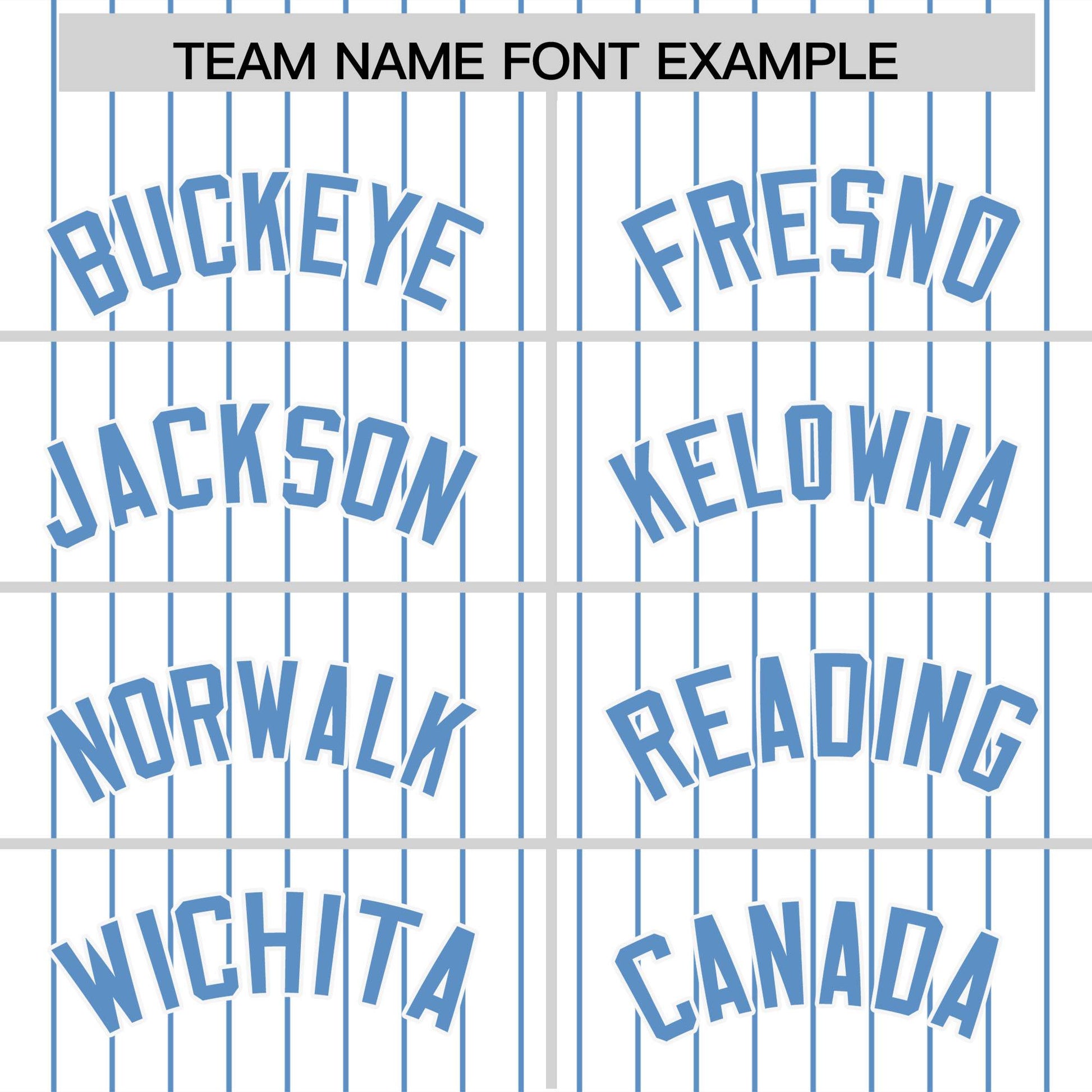 Custom White Light Blue Pinstripe Personalized Two-Tone Authentic Baseball Jersey