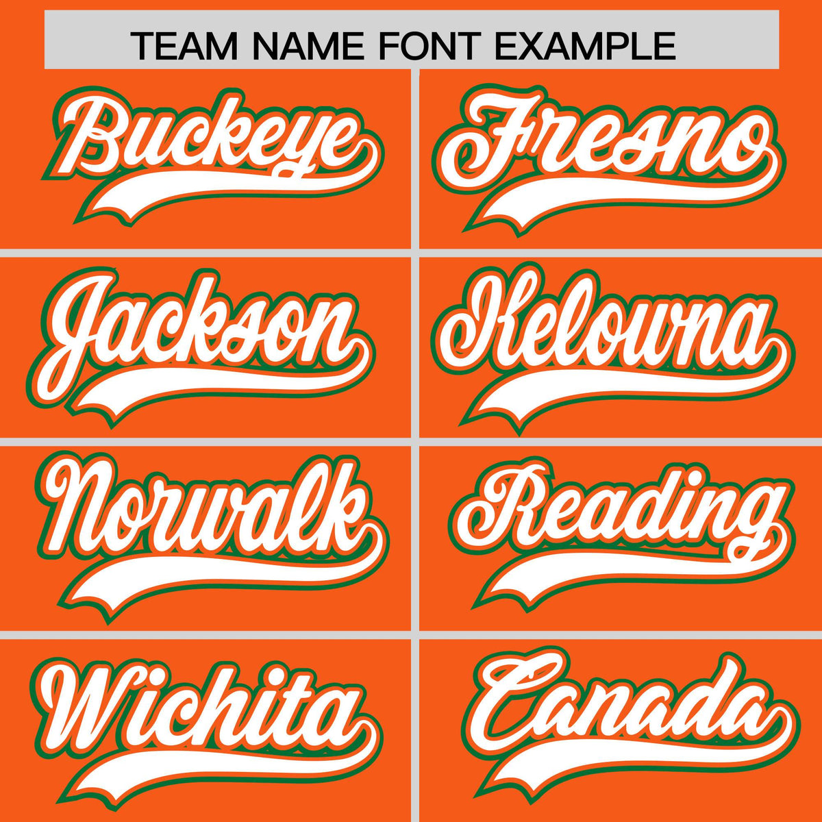 Custom Orange Kelly Green Personalized Color Block Authentic Baseball jersey