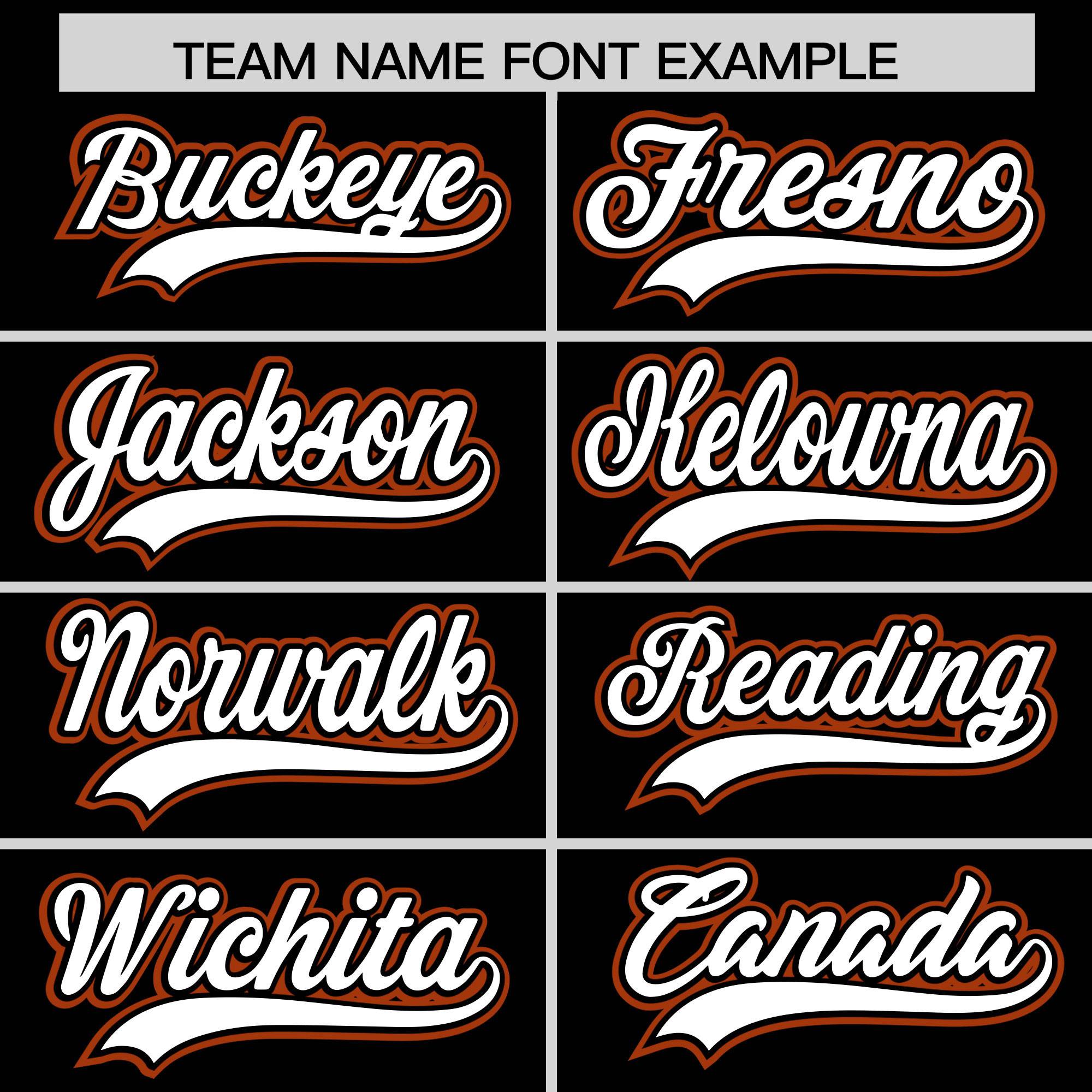 Custom Black Texas Orange Personalized Color Block Authentic Baseball jersey