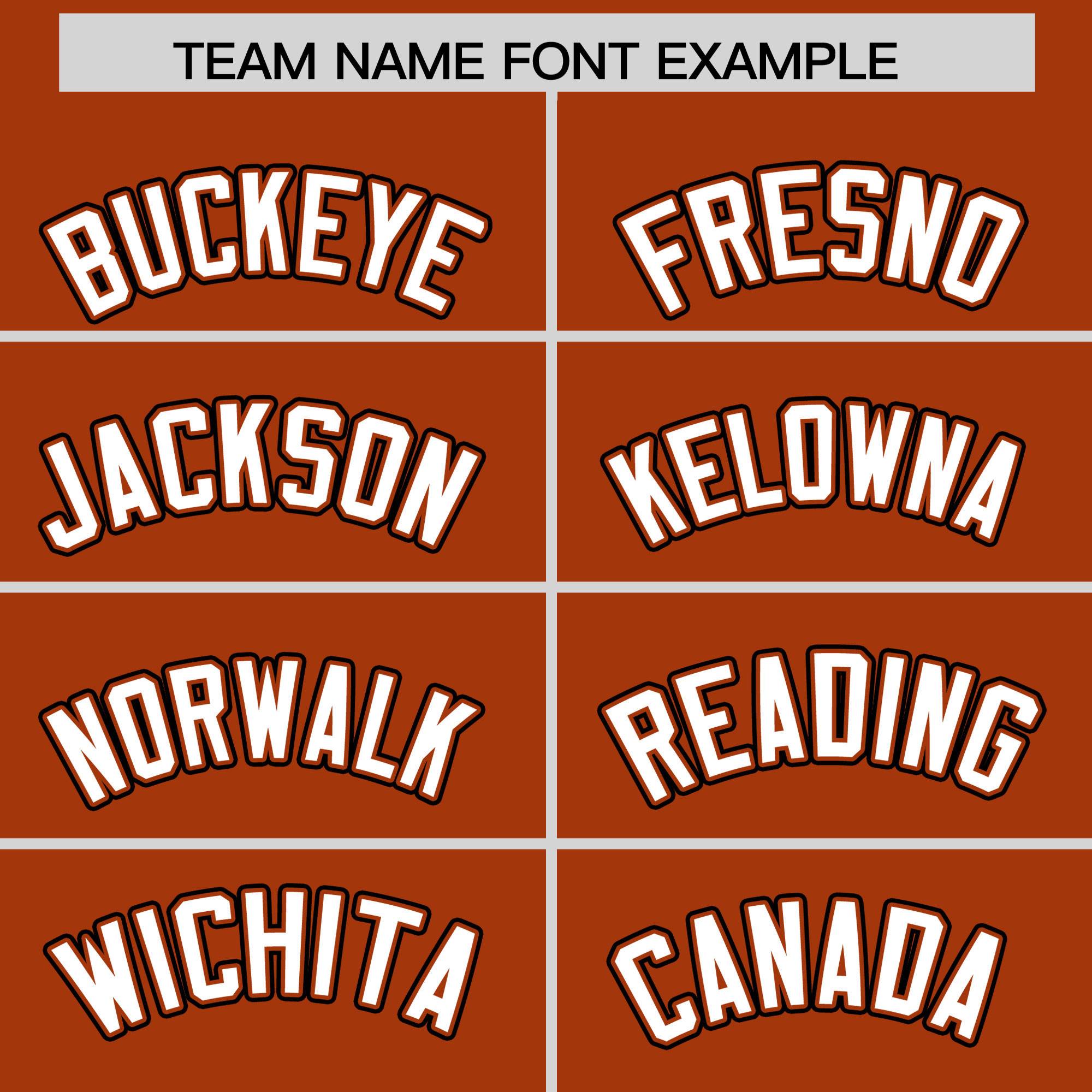 Custom Texas Orange Black Personalized Color Block Authentic Baseball jersey