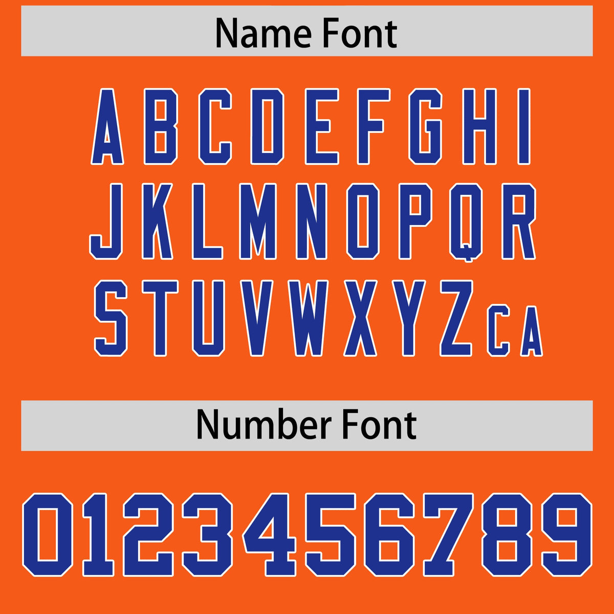 Custom Orange Royal Personalized Color Block Authentic Baseball jersey