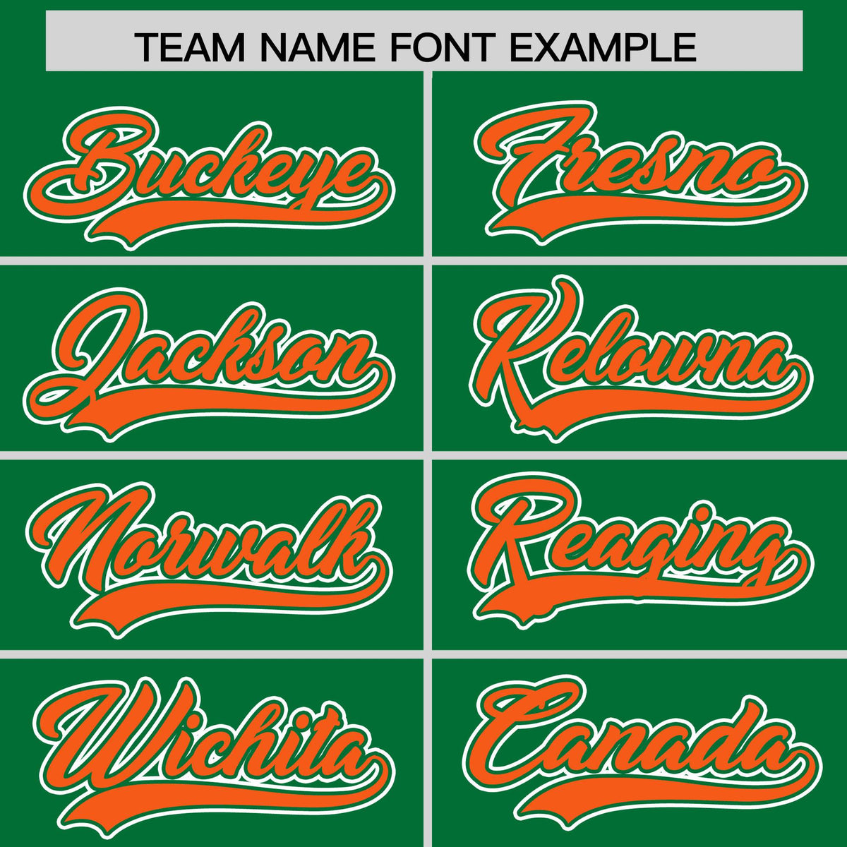 Custom Kelly Green Orange Personalized Color Block Authentic Baseball jersey