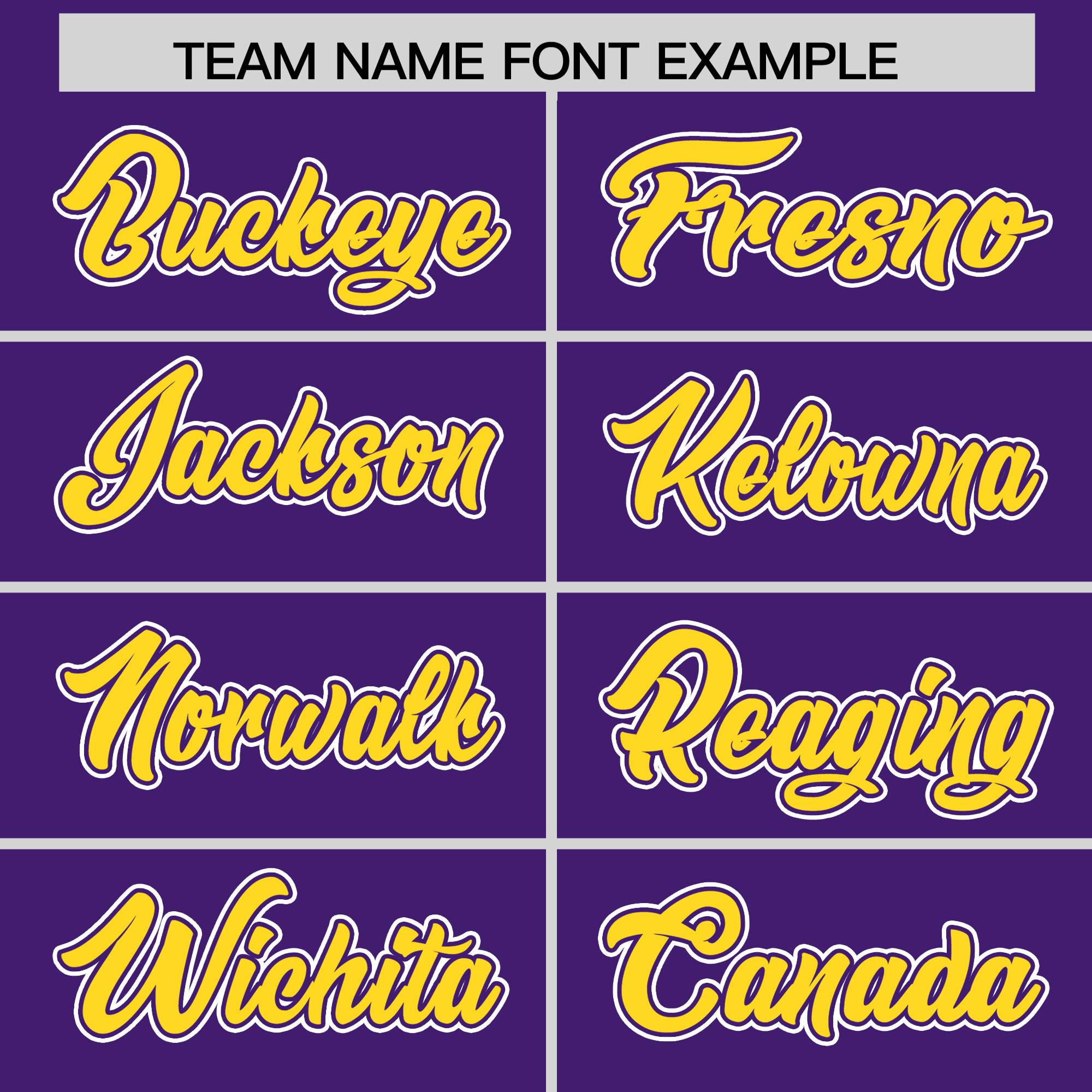 Custom Purple Gold Personalized Color Block Authentic Baseball jersey