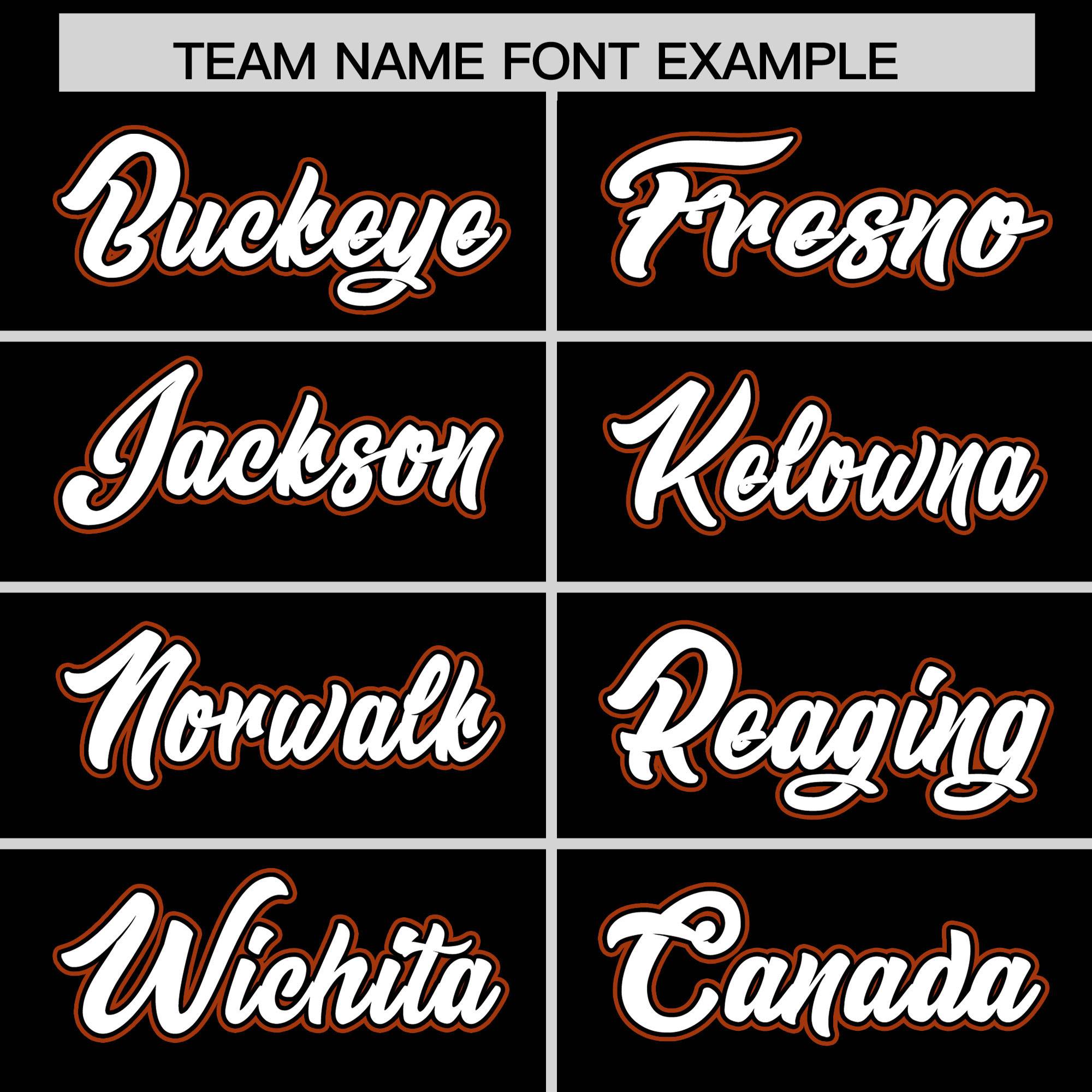 Custom Black Texas Orange Personalized Color Block Authentic Baseball jersey