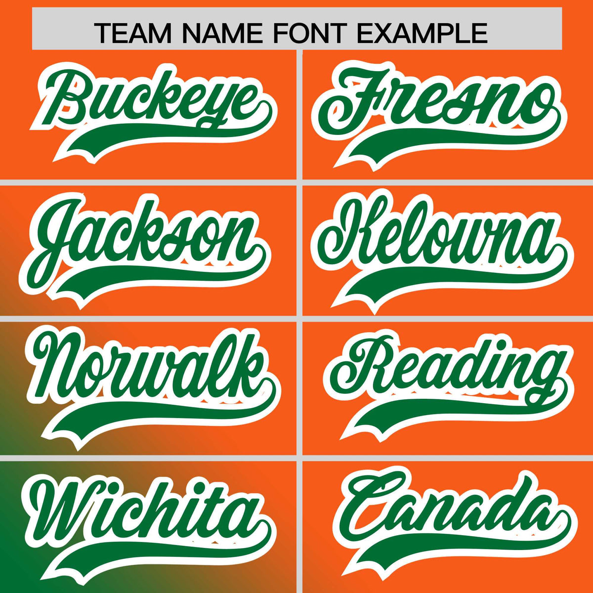 Custom Orange Kelly Green Diagonal Stripe Personalized Gradient Fashion Baseball Jersey