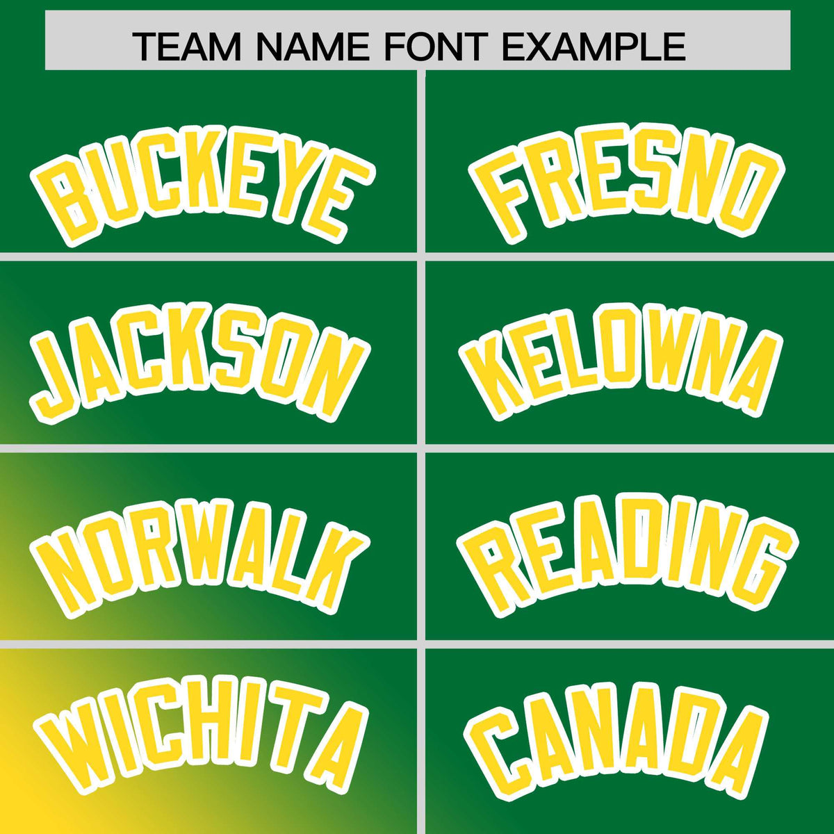 Custom Kelly Green Gold Diagonal Stripe Personalized Gradient Fashion Baseball Jersey