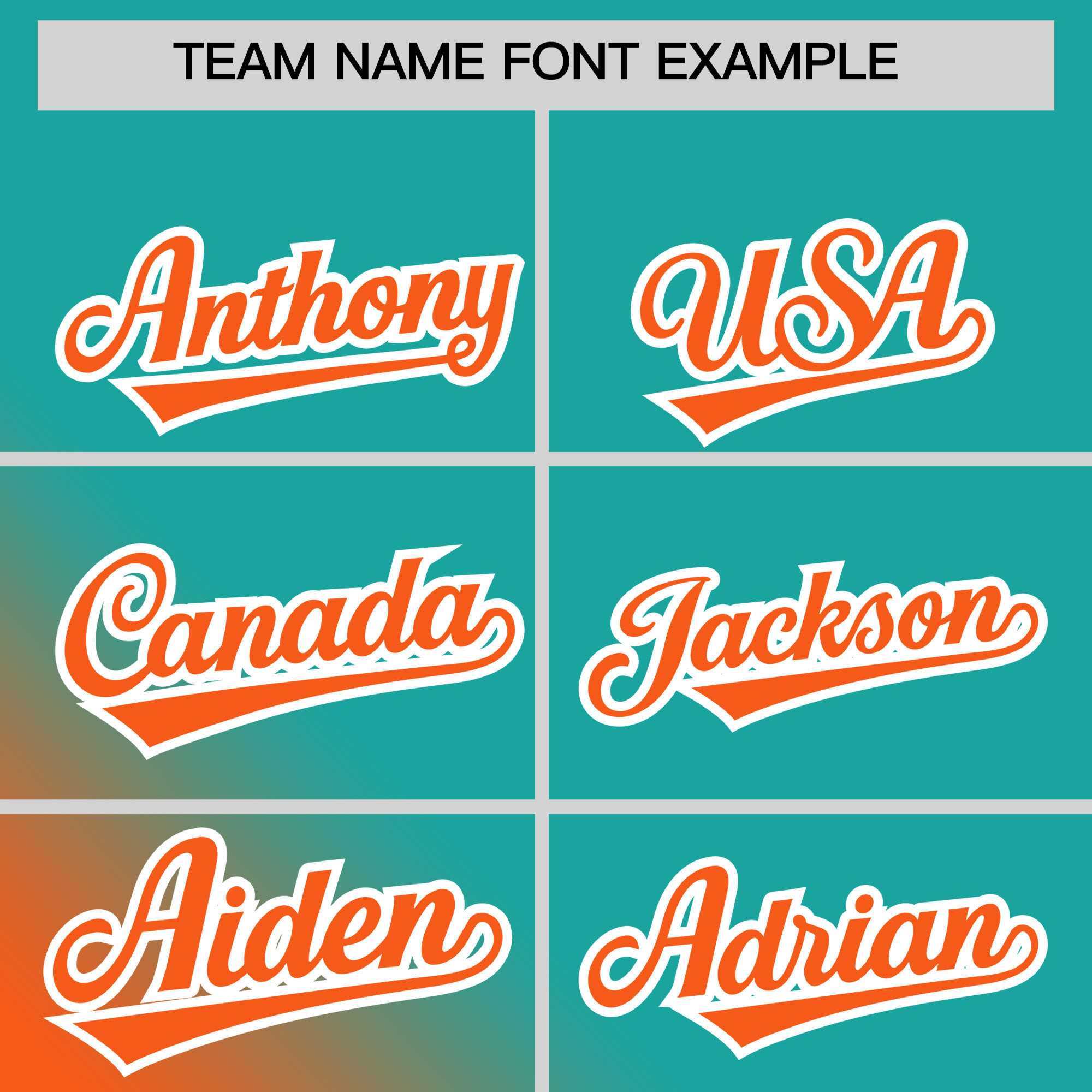 Custom Aqua Orange Diagonal Stripe Personalized Gradient Fashion Baseball Jersey