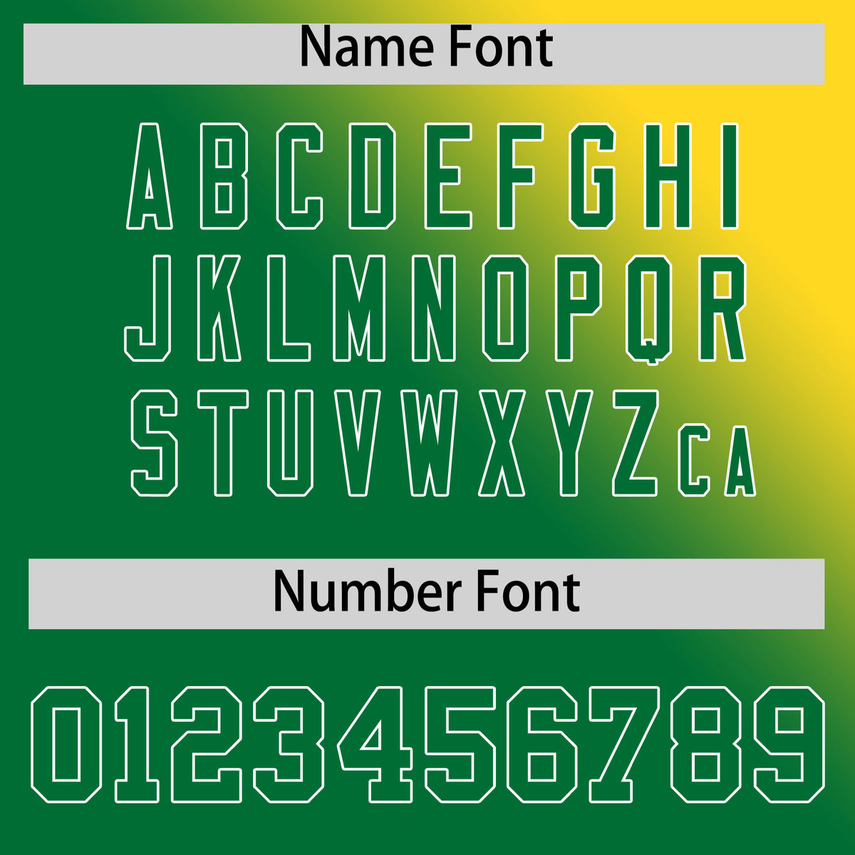 Custom Gold Kelly Green Diagonal Stripe Personalized Gradient Fashion Baseball Jersey