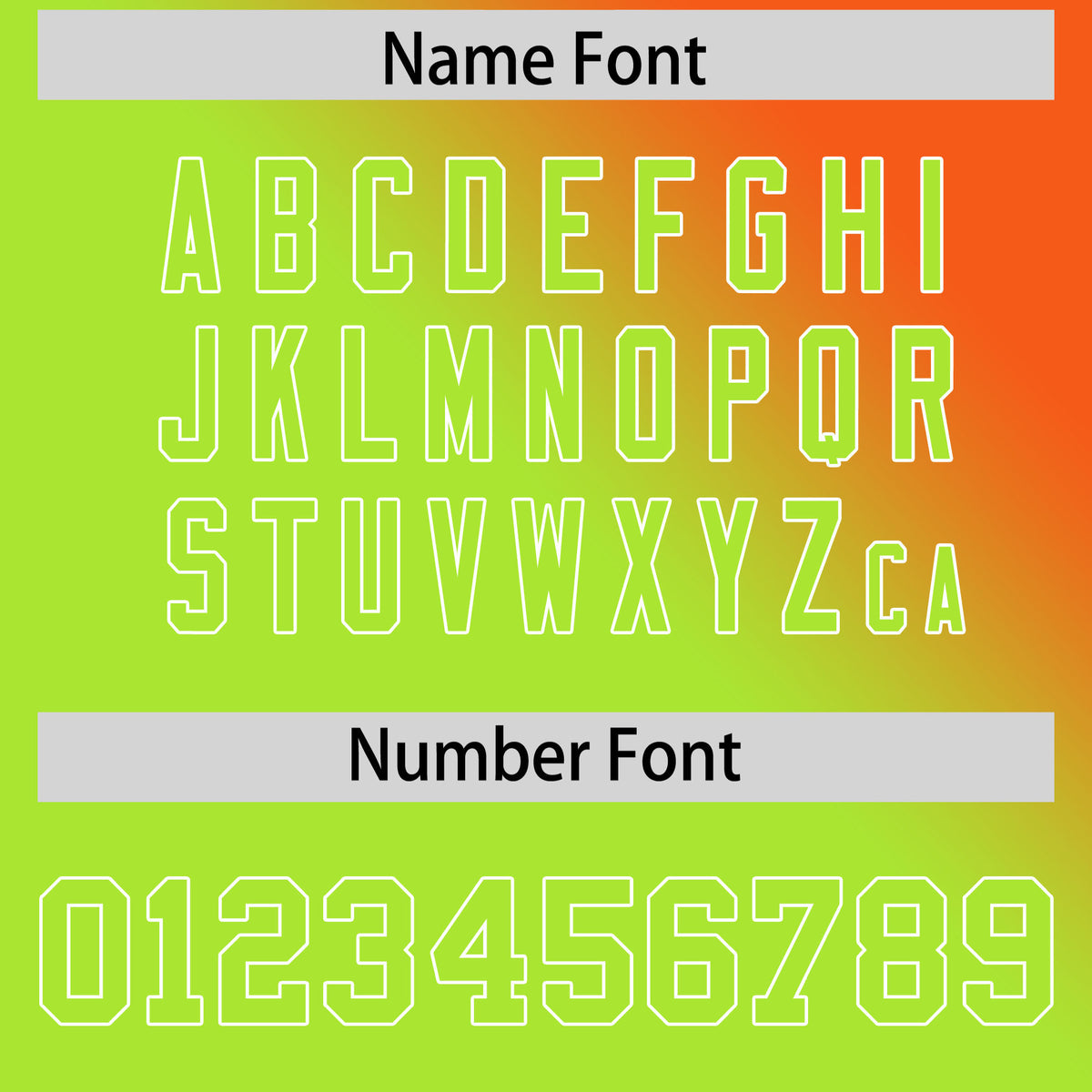 Custom Orange Neon Green Diagonal Stripe Personalized Gradient Fashion Baseball Jersey