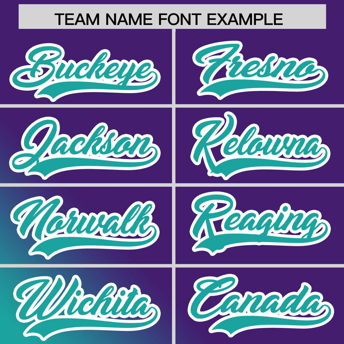 Custom Purple Aqua Diagonal Stripe Personalized Gradient Fashion Baseball Jersey