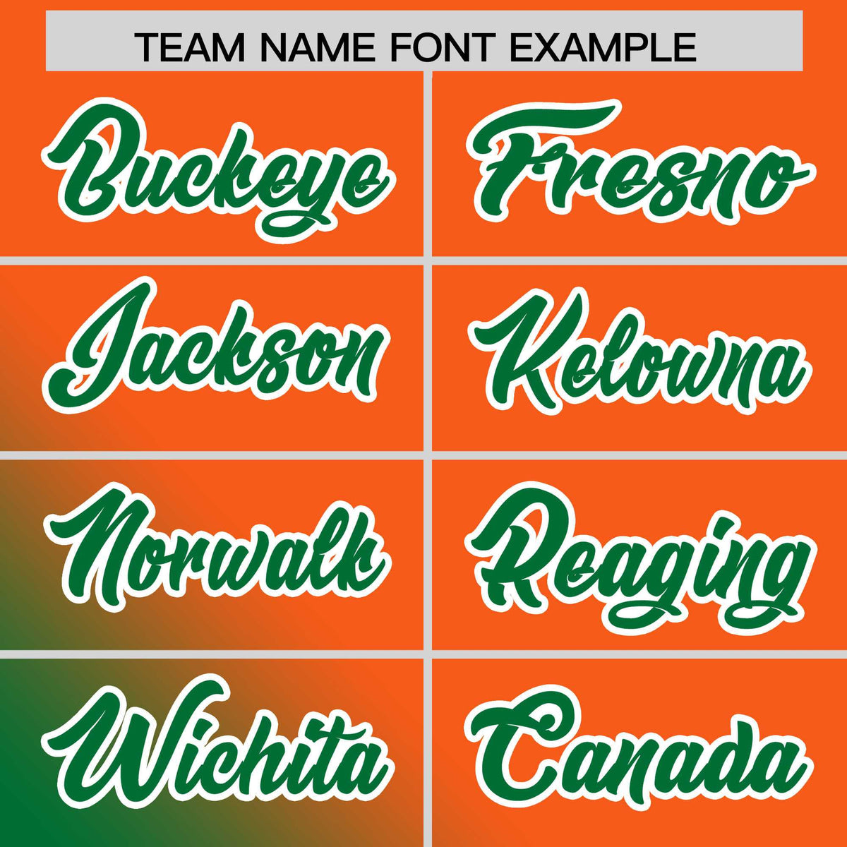 Custom Orange Kelly Green Diagonal Stripe Personalized Gradient Fashion Baseball Jersey