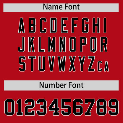 Custom Red Black Personalized Classic Authentic Baseball Jersey