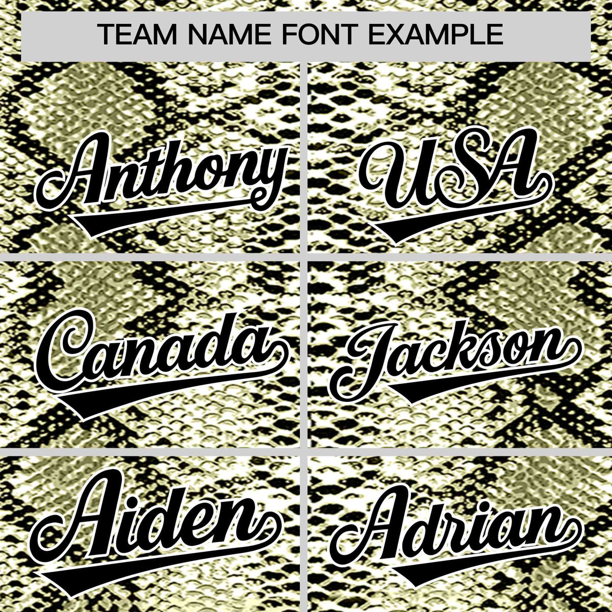 Custom Multi Color Snakeskin Pattern Authentic Baseball Jersey