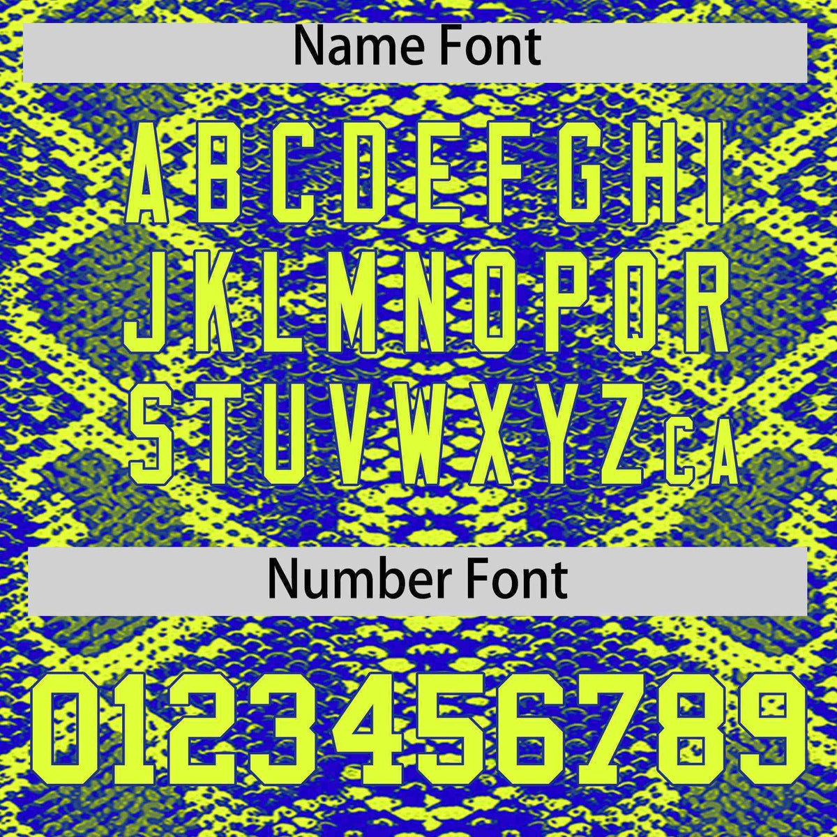 Custom Multi Color Snakeskin Pattern Authentic Baseball Jersey