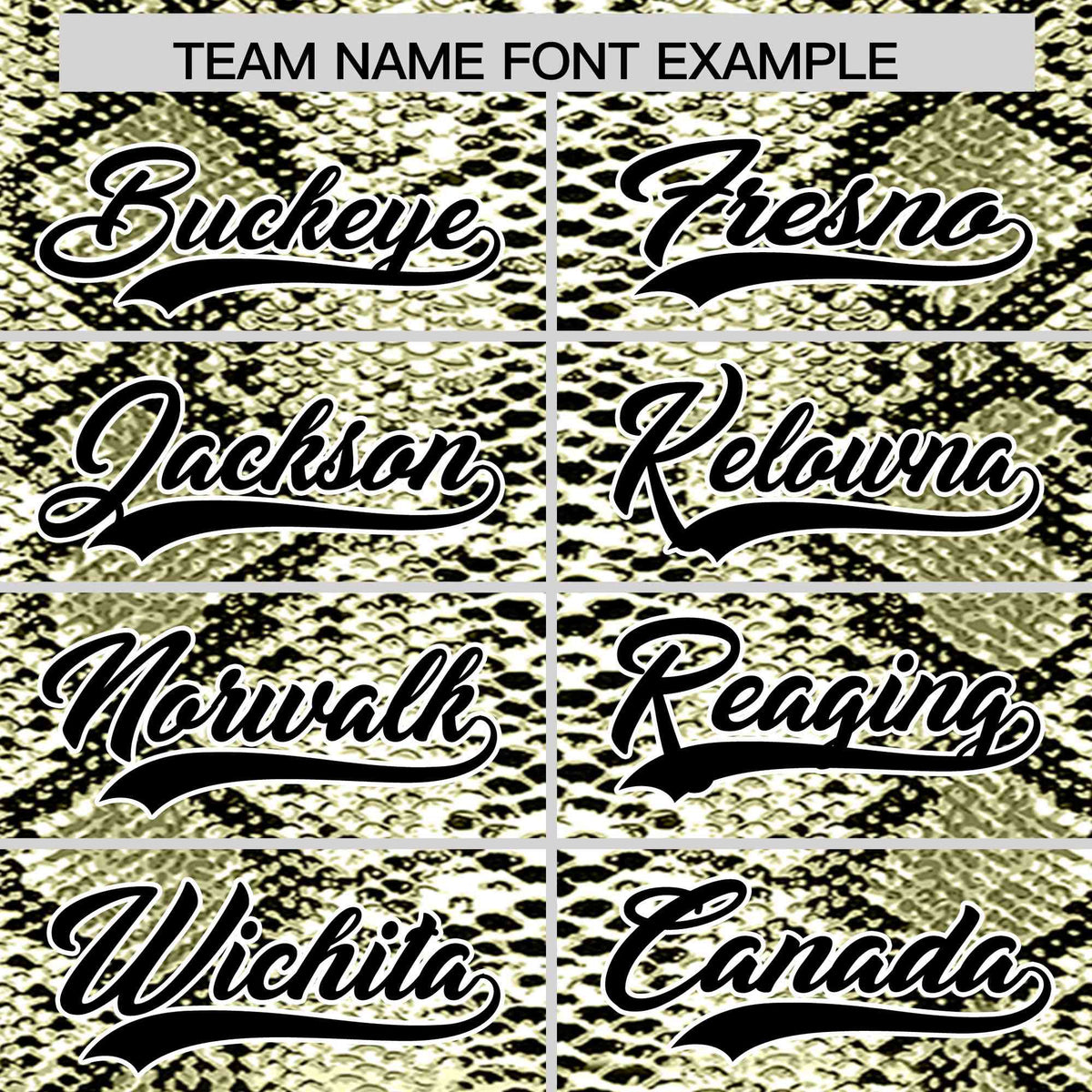 Custom Multi Color Snakeskin Pattern Authentic Baseball Jersey