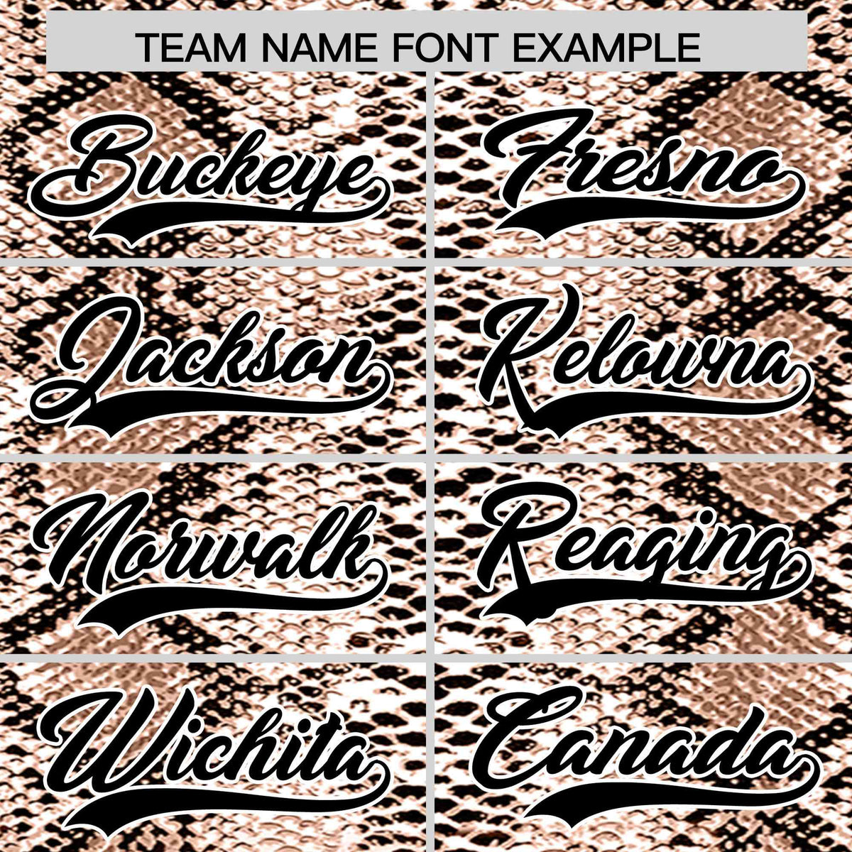 Custom Multi Color Snakeskin Pattern Authentic Baseball Jersey