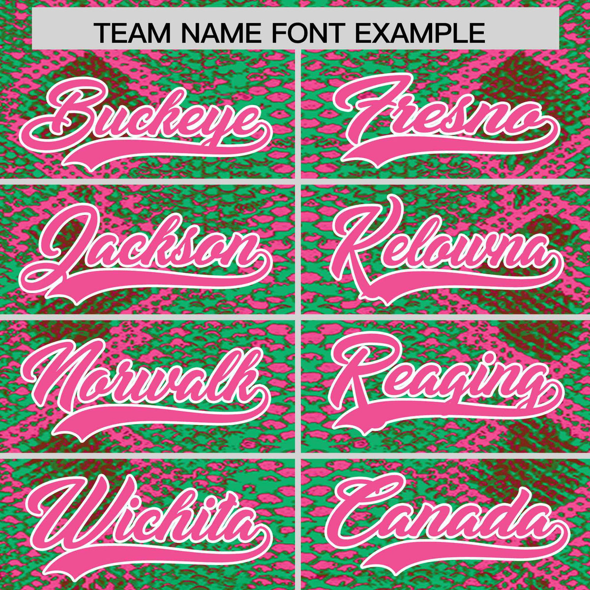 Custom Multi Color Snakeskin Pattern Authentic Baseball Jersey