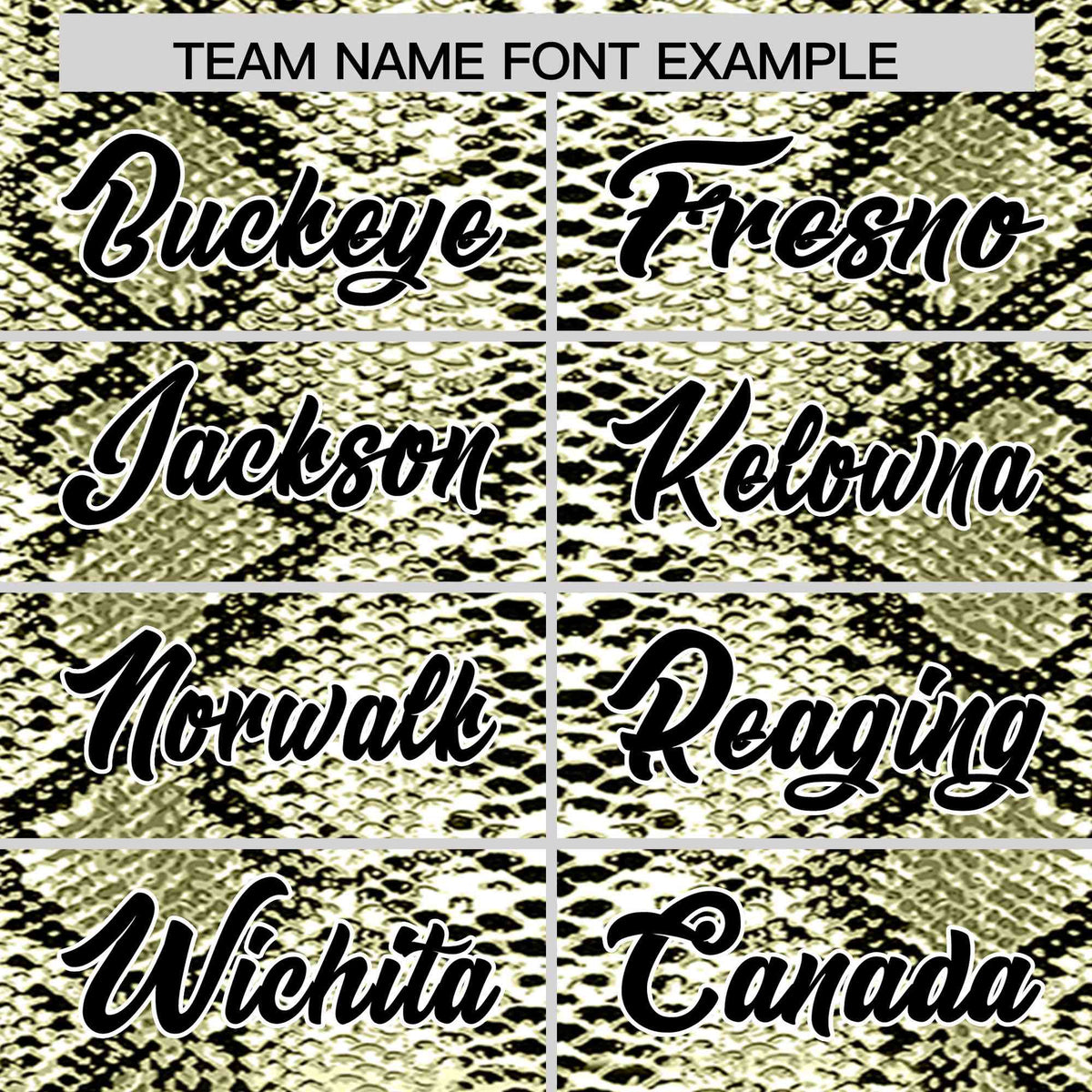 Custom Multi Color Snakeskin Pattern Authentic Baseball Jersey