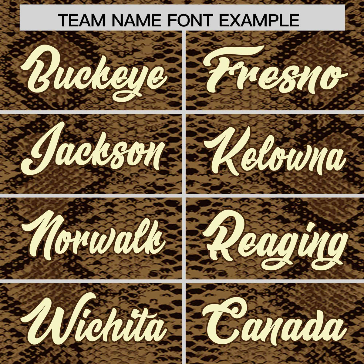 Custom Multi Color Snakeskin Pattern Authentic Baseball Jersey