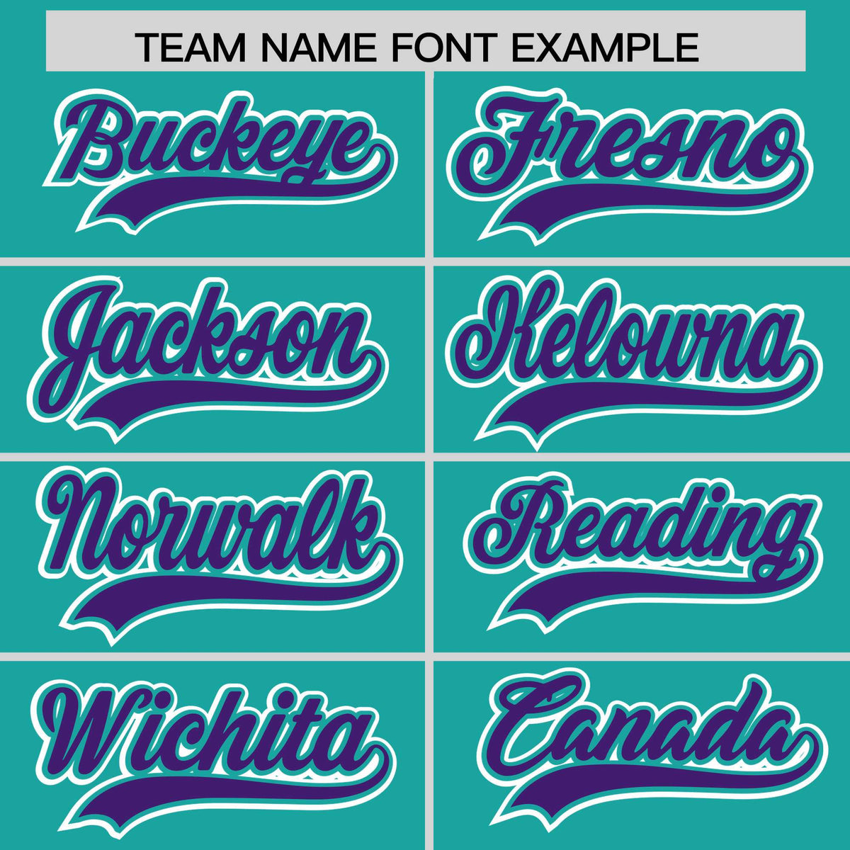 Custom Aqua Purple Personalized Edge Color Block Authentic Baseball Jersey