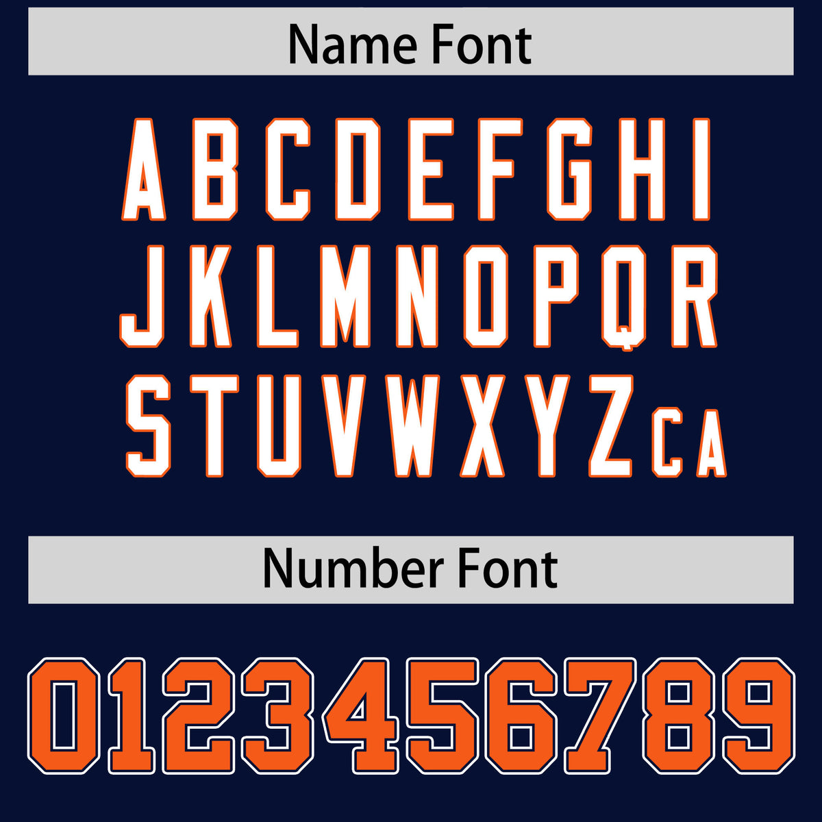 Custom Navy Orange Personalized Edge Color Block Authentic Baseball Jersey