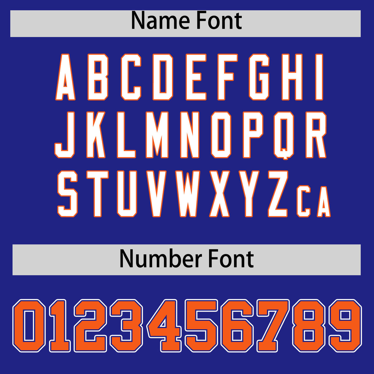 Custom Royal Orange Personalized Edge Color Block Authentic Baseball Jersey