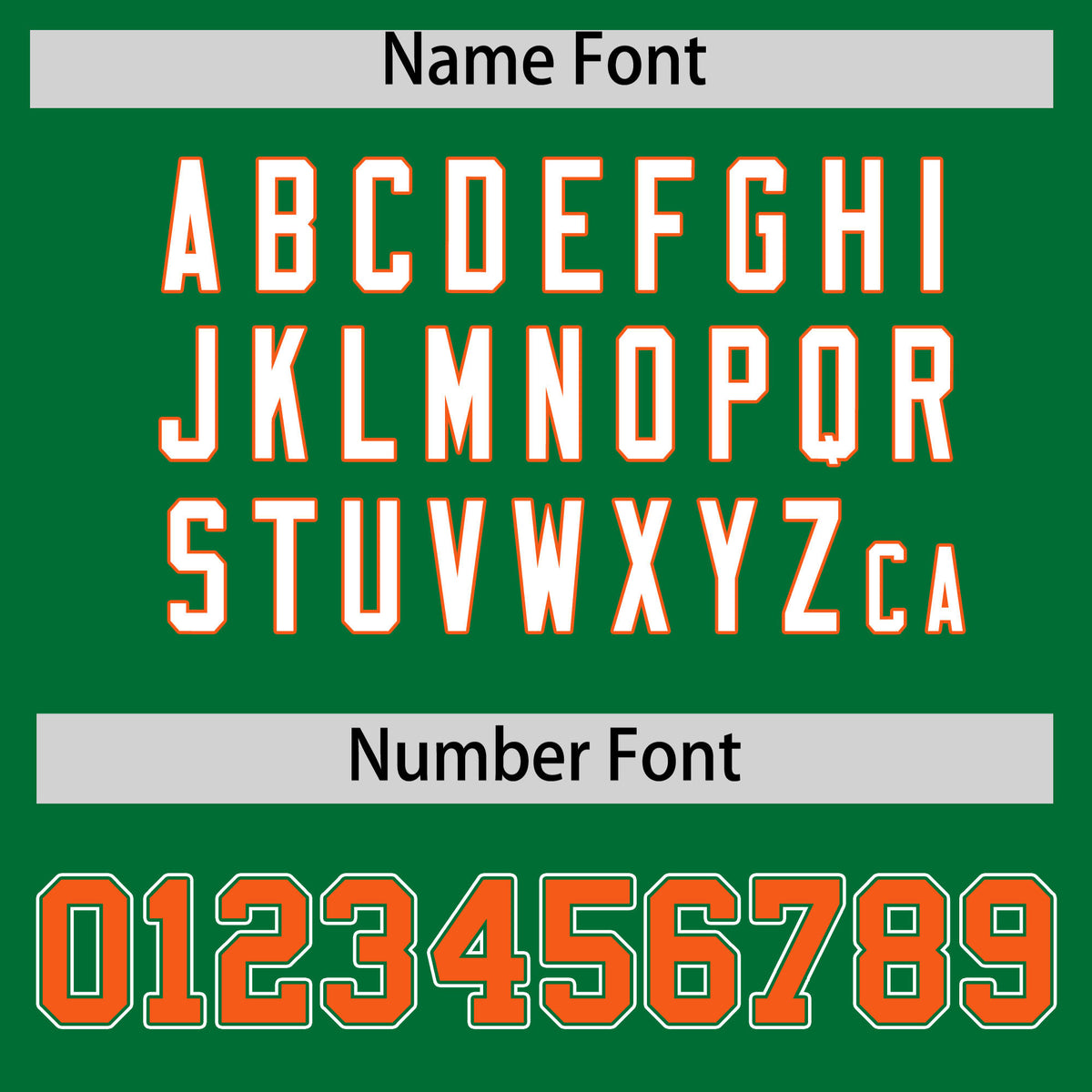 Custom Kelly Green Orange Personalized Edge Color Block Authentic Baseball Jersey