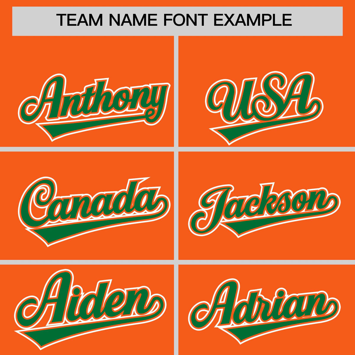 Custom Orange Kelly Green Personalized Edge Color Block Authentic Baseball Jersey