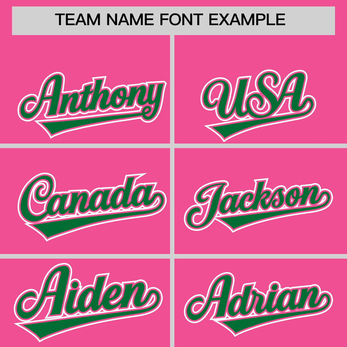 Custom Pink Kelly Green Personalized Edge Color Block Authentic Baseball Jersey