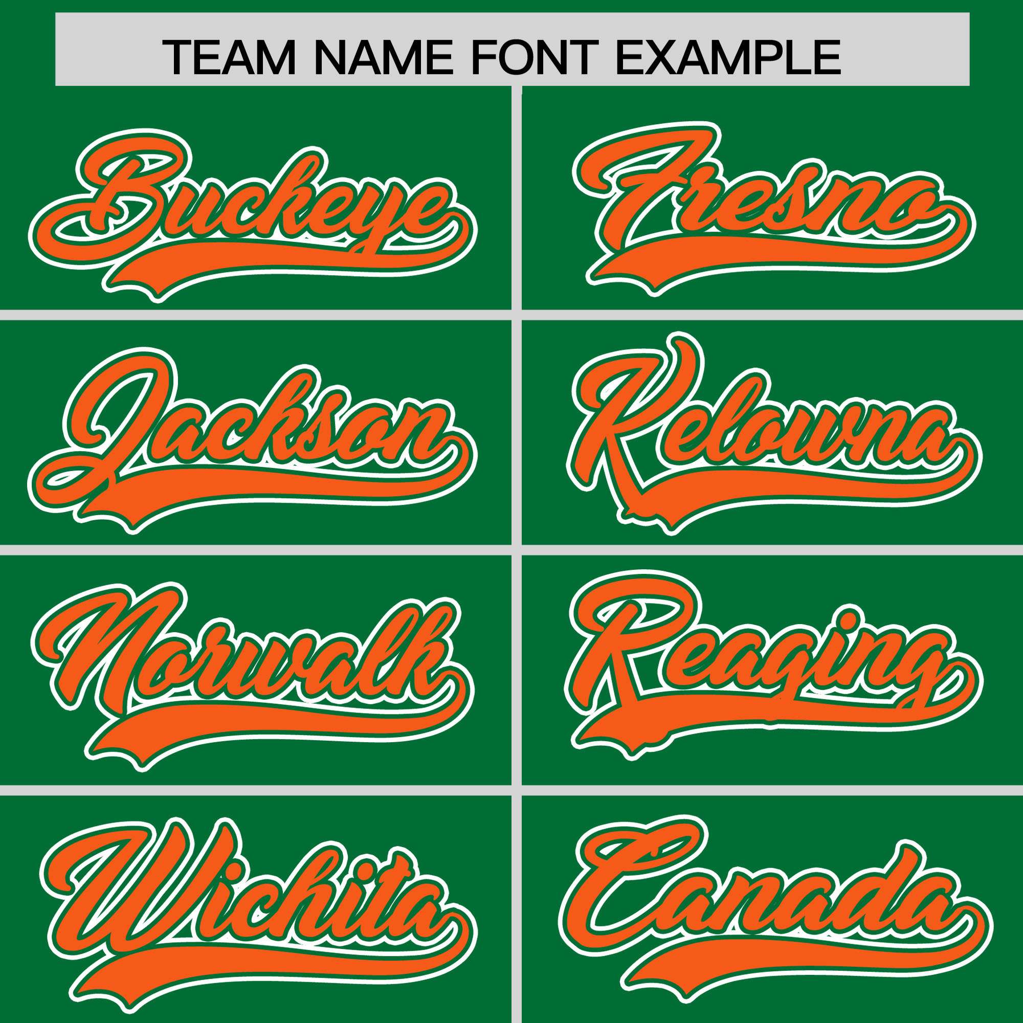 Custom Kelly Green Orange Personalized Edge Color Block Authentic Baseball Jersey