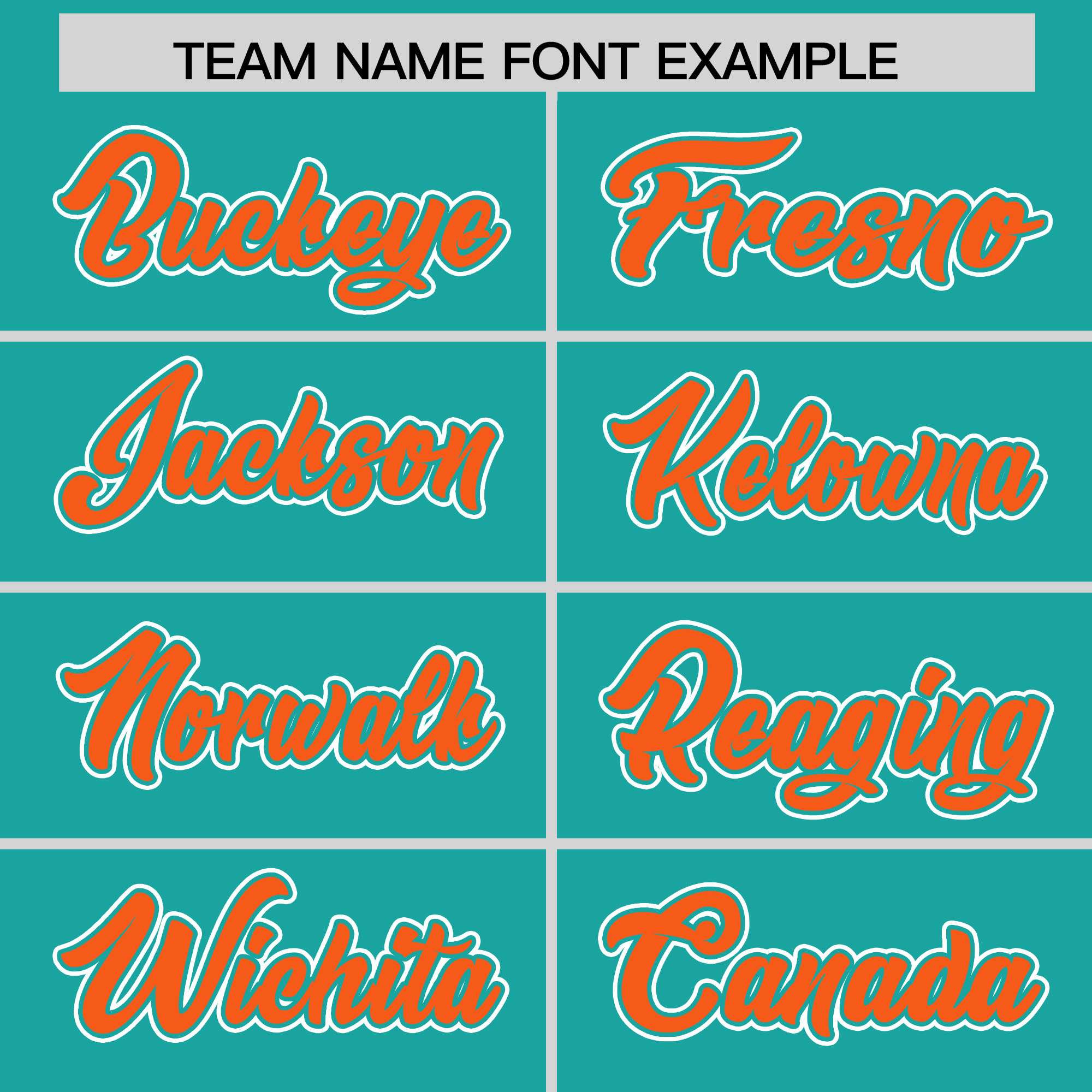 Custom Aqua Orange Personalized Edge Color Block Authentic Baseball Jersey