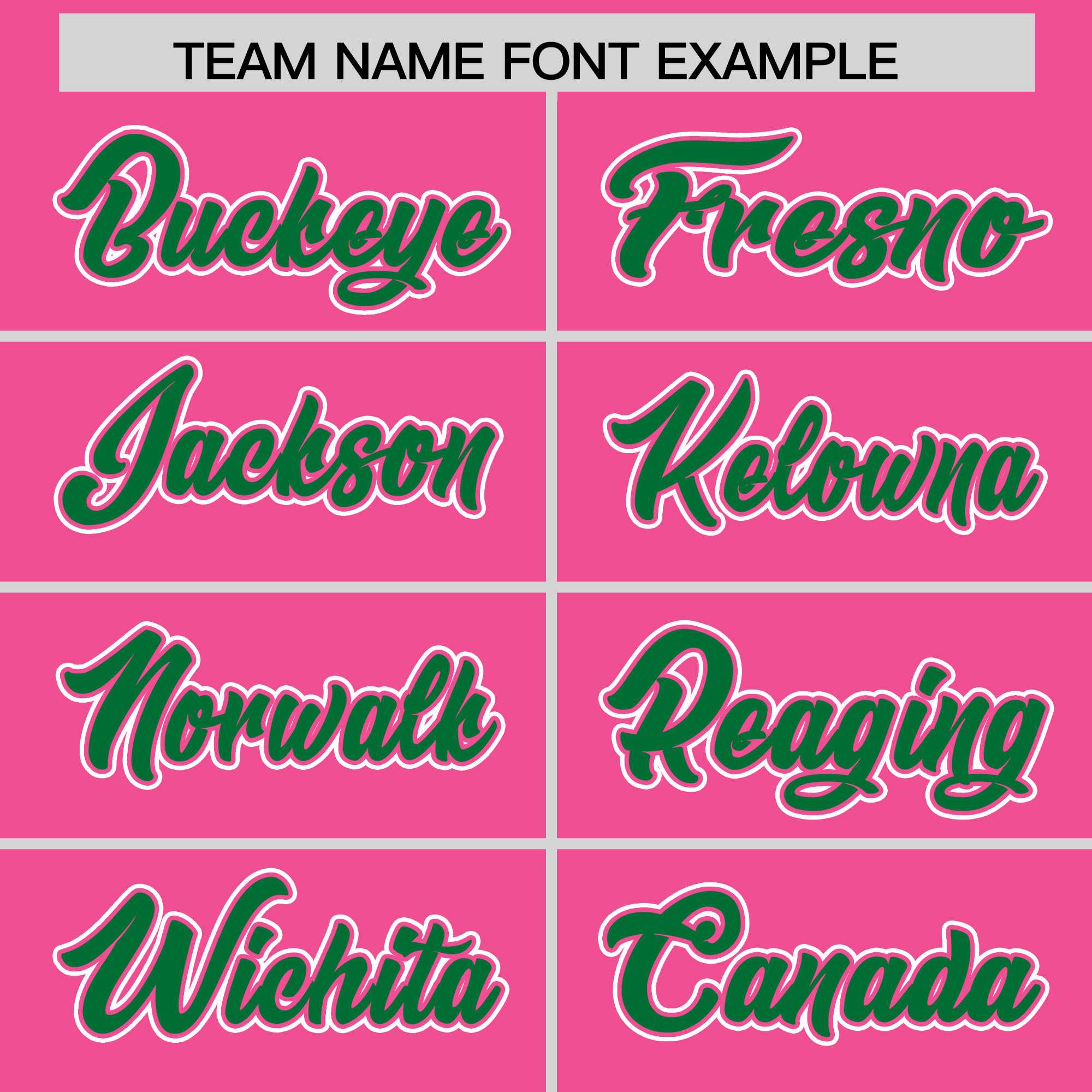 Custom Pink Kelly Green Personalized Edge Color Block Authentic Baseball Jersey