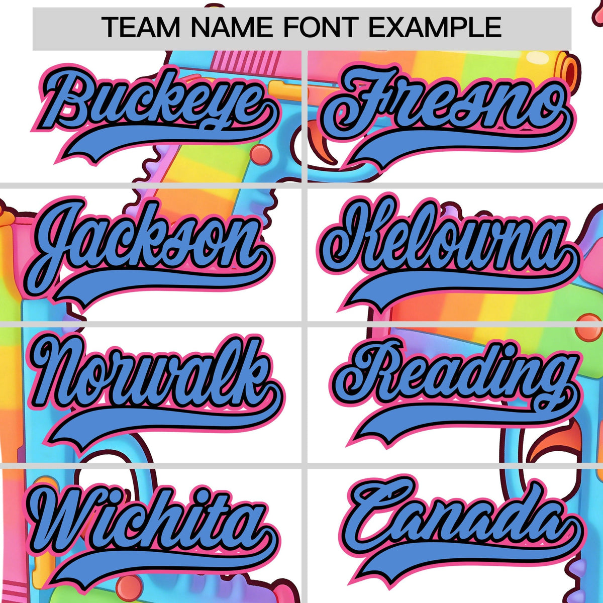 Custom Youth Baseball Jersey White Powder Blue Sugar-Coated Firepower Graffiti Pattern Urban Fashion