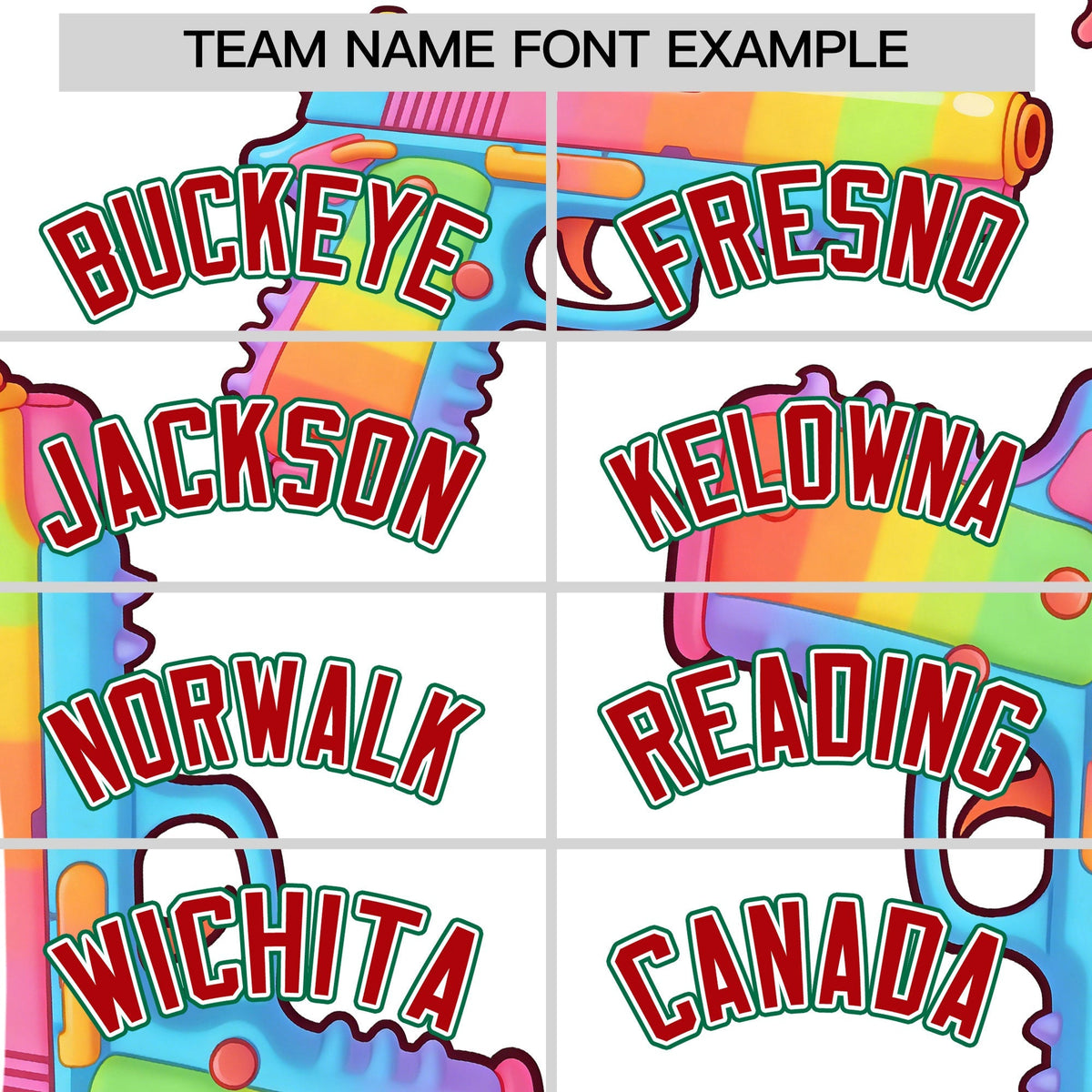 Custom Youth Baseball Jersey White Red Sugar-Coated Firepower Graffiti Pattern Street Style
