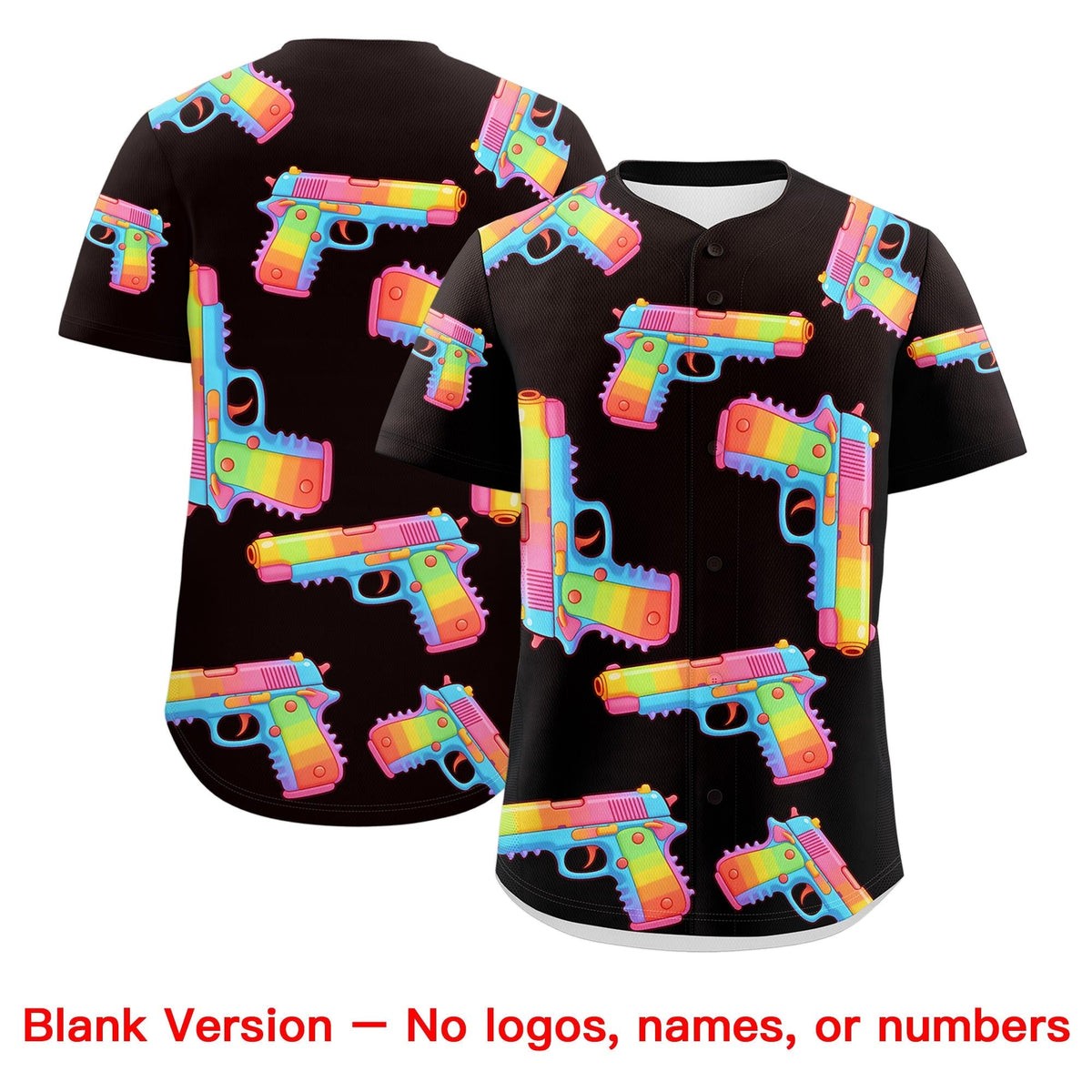 Custom Youth Baseball Jersey Brown White Sugar-Coated Firepower Graffiti Pattern Hip-hop