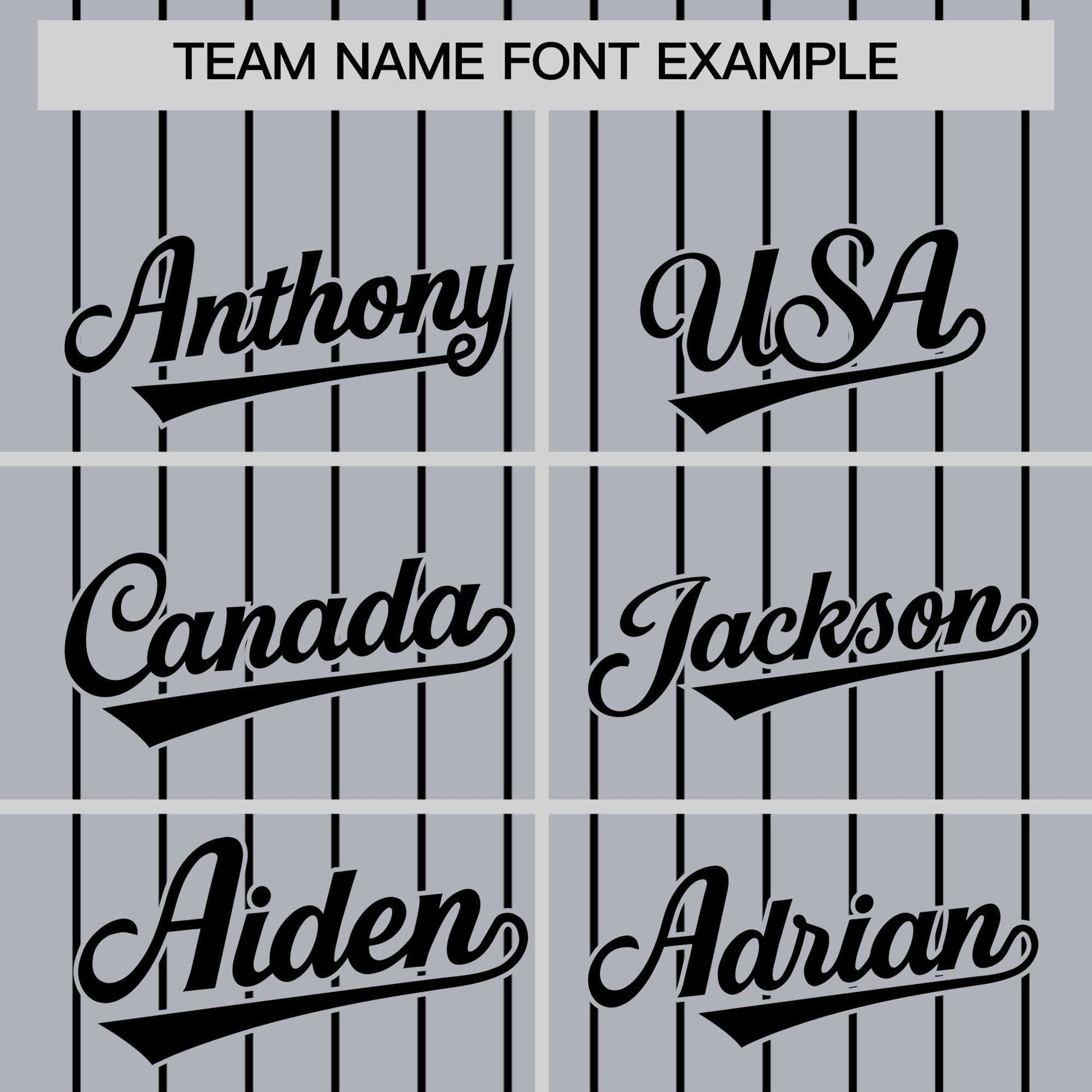 Custom Gray Black Pinstripe Personalized Two-Tone Authentic Baseball Jersey