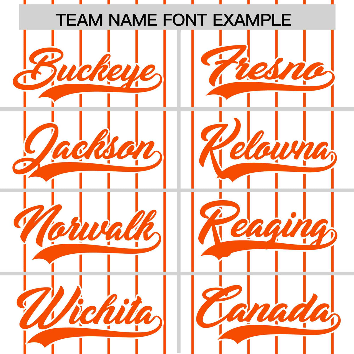 Custom White Orange Pinstripe Personalized Two-Tone Authentic Baseball Jersey