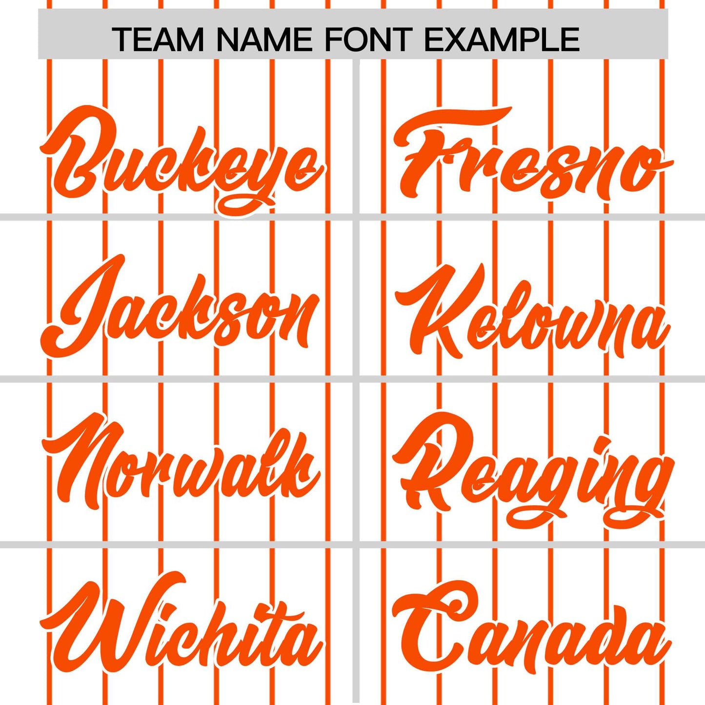 Custom White Orange Pinstripe Personalized Two-Tone Authentic Baseball Jersey